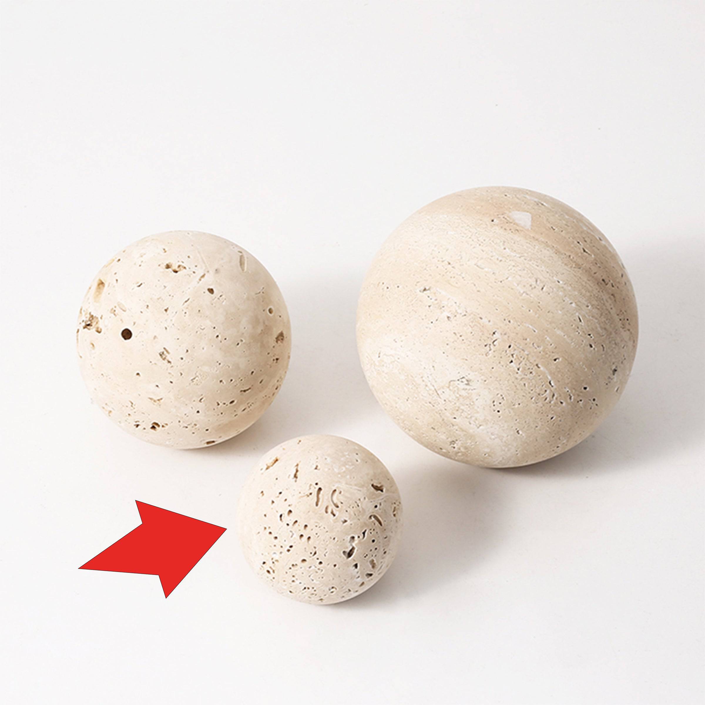 Beige Natural Stone Orb-C Fb-T2017C - Home Decor Figurines - ebarza Furniture UAE | Shop Modern Furniture in Abu Dhabi & Dubai - مفروشات ايبازرا في الامارات | تسوق اثاث عصري وديكورات مميزة في دبي وابوظبي