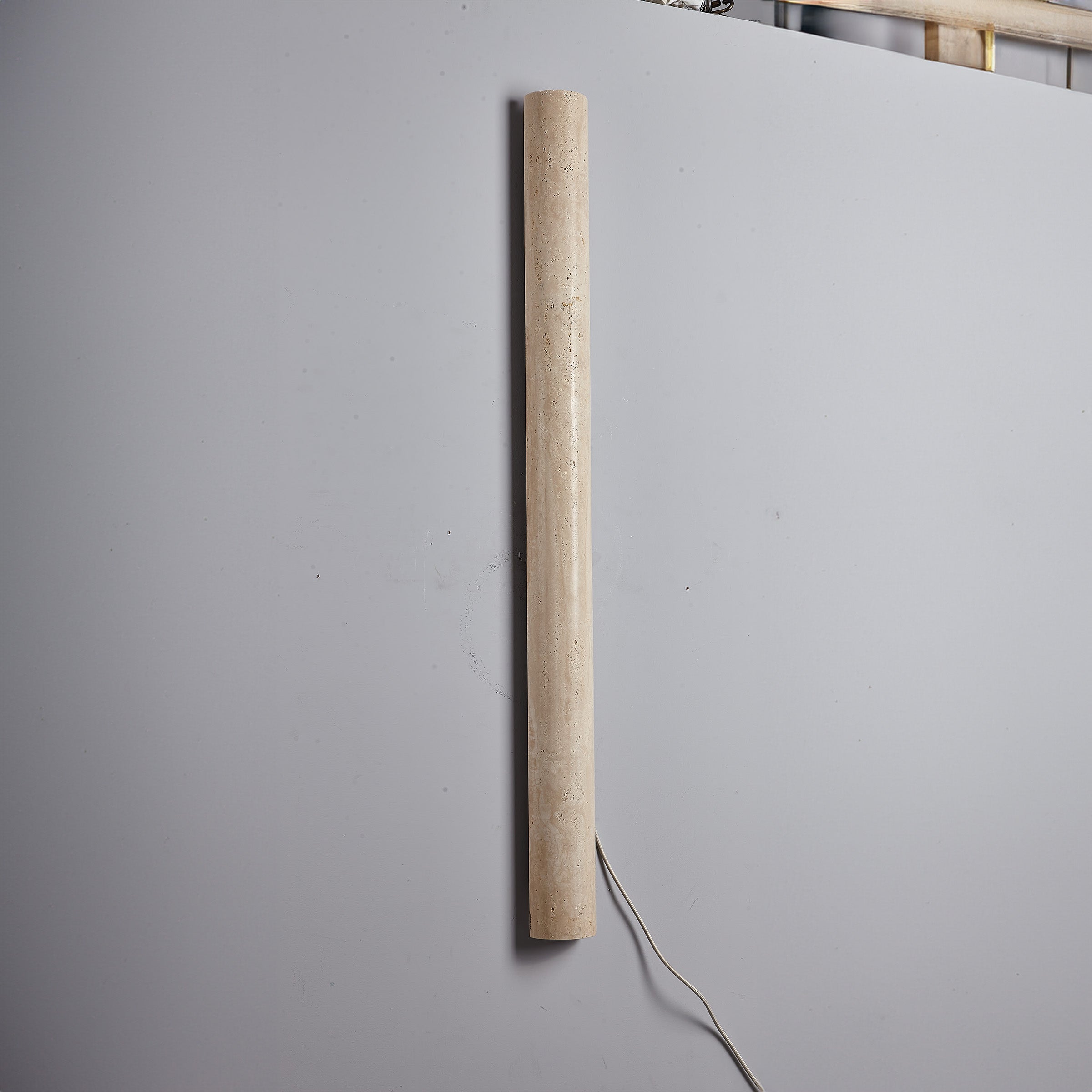 Beige Natural Travertine Marble Wall Lamp 60008-4W - Wall Lamps - ebarza Furniture UAE | Shop Modern Furniture in Abu Dhabi & Dubai - مفروشات ايبازرا في الامارات | تسوق اثاث عصري وديكورات مميزة في دبي وابوظبي