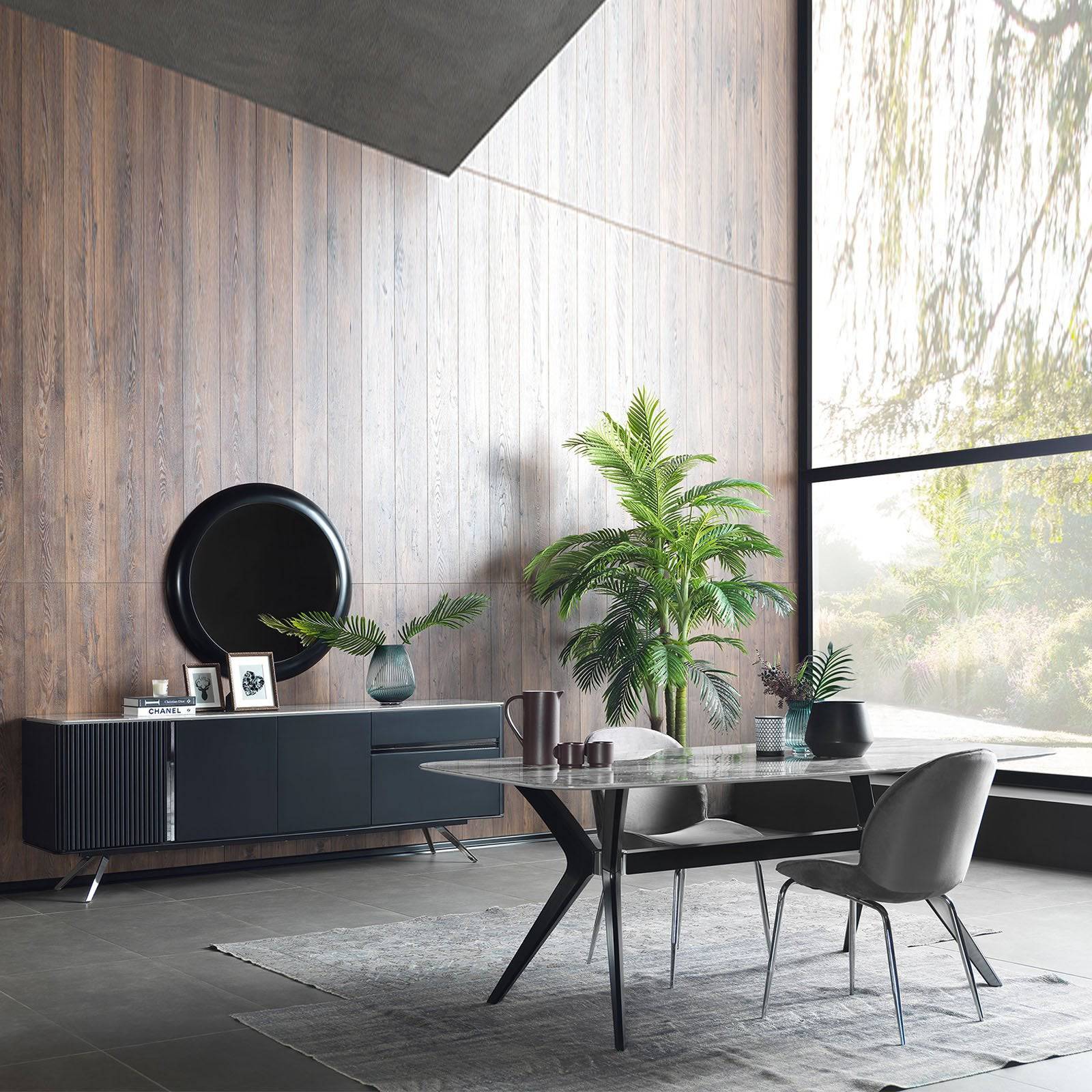 Beretta Dining Table Only Ber008 - Dining Tables - ebarza Furniture UAE | Shop Modern Furniture in Abu Dhabi & Dubai - مفروشات ايبازرا في الامارات | تسوق اثاث عصري وديكورات مميزة في دبي وابوظبي