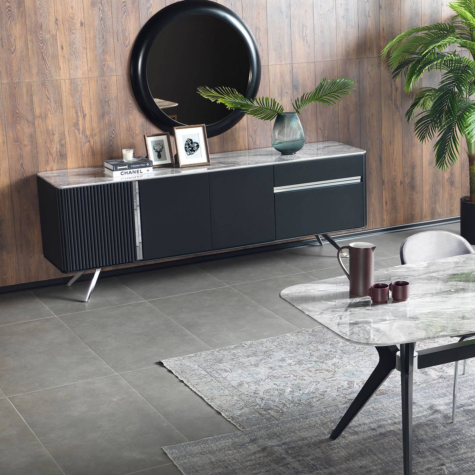 Beretta Dining Table Only Ber008 - Dining Tables - ebarza Furniture UAE | Shop Modern Furniture in Abu Dhabi & Dubai - مفروشات ايبازرا في الامارات | تسوق اثاث عصري وديكورات مميزة في دبي وابوظبي