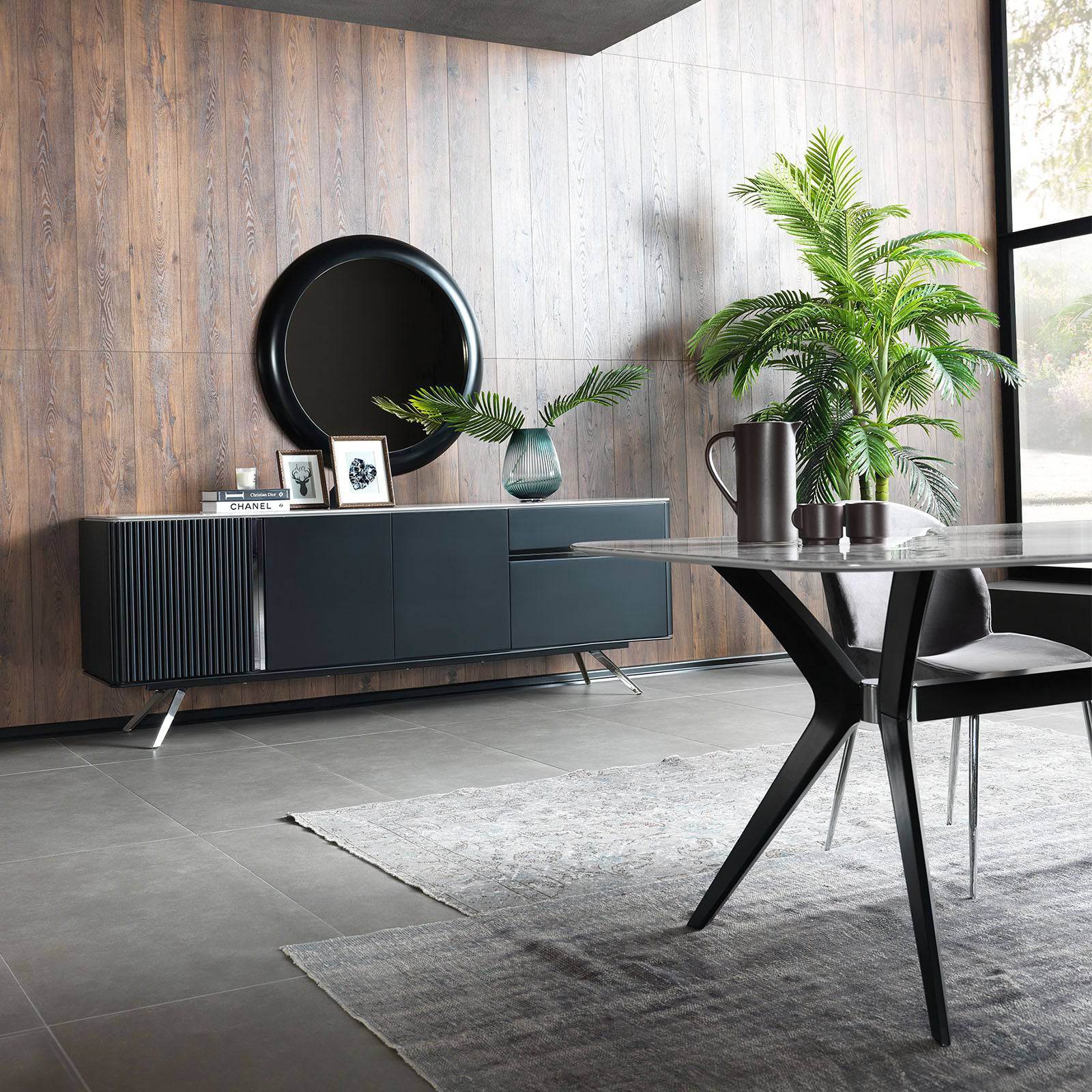 Beretta Dining Table Only Ber008 - Dining Tables - ebarza Furniture UAE | Shop Modern Furniture in Abu Dhabi & Dubai - مفروشات ايبازرا في الامارات | تسوق اثاث عصري وديكورات مميزة في دبي وابوظبي