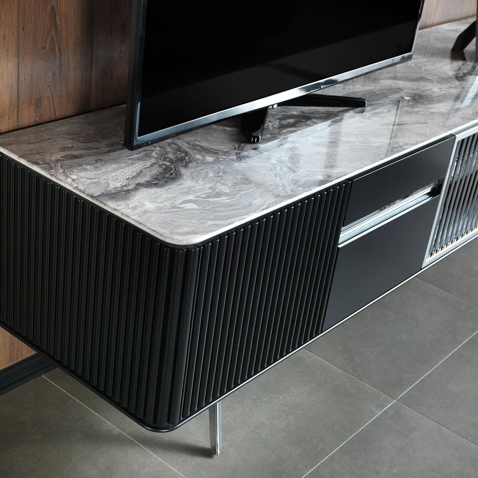 Beretta Tv Unit Ber00005 - TV Units - ebarza Furniture UAE | Shop Modern Furniture in Abu Dhabi & Dubai - مفروشات ايبازرا في الامارات | تسوق اثاث عصري وديكورات مميزة في دبي وابوظبي