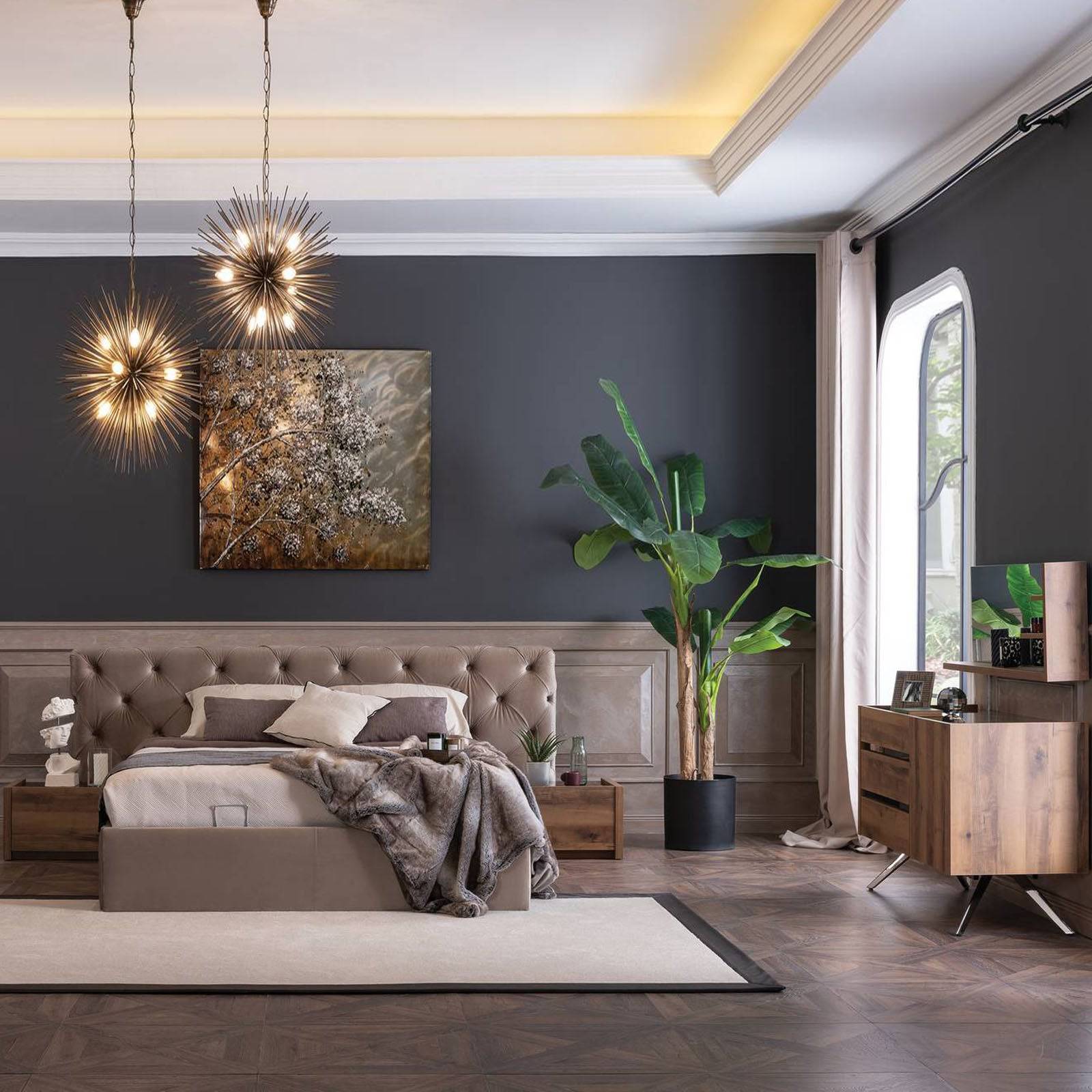 Bianca X King Bedstead With Storage( Meena Bed ) Biancax-Bed006 -  Bedsteads - ebarza Furniture UAE | Shop Modern Furniture in Abu Dhabi & Dubai - مفروشات ايبازرا في الامارات | تسوق اثاث عصري وديكورات مميزة في دبي وابوظبي