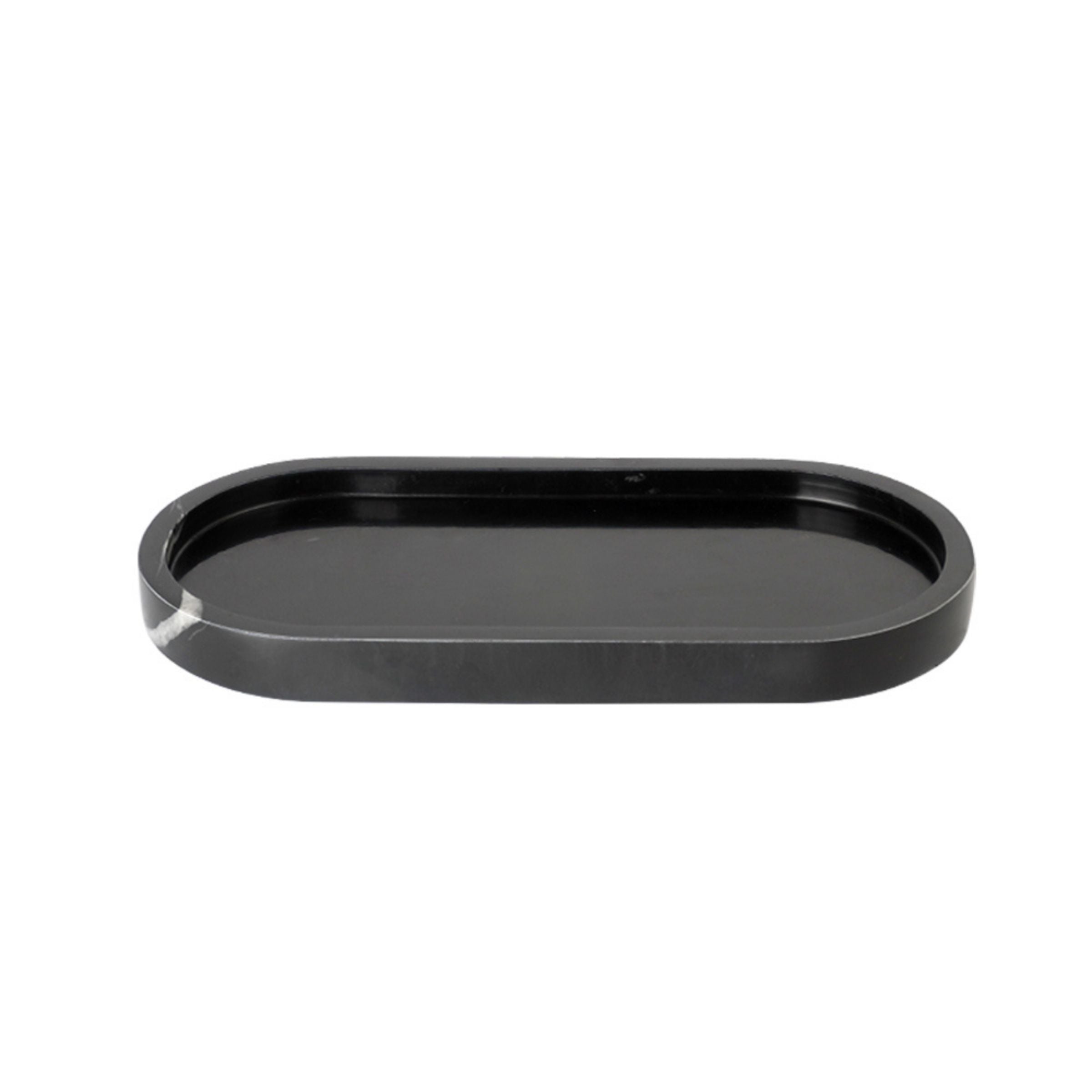 Black And White Root Oval Small Tray OHA890 - Trays - ebarza Furniture UAE | Shop Modern Furniture in Abu Dhabi & Dubai - مفروشات ايبازرا في الامارات | تسوق اثاث عصري وديكورات مميزة في دبي وابوظبي
