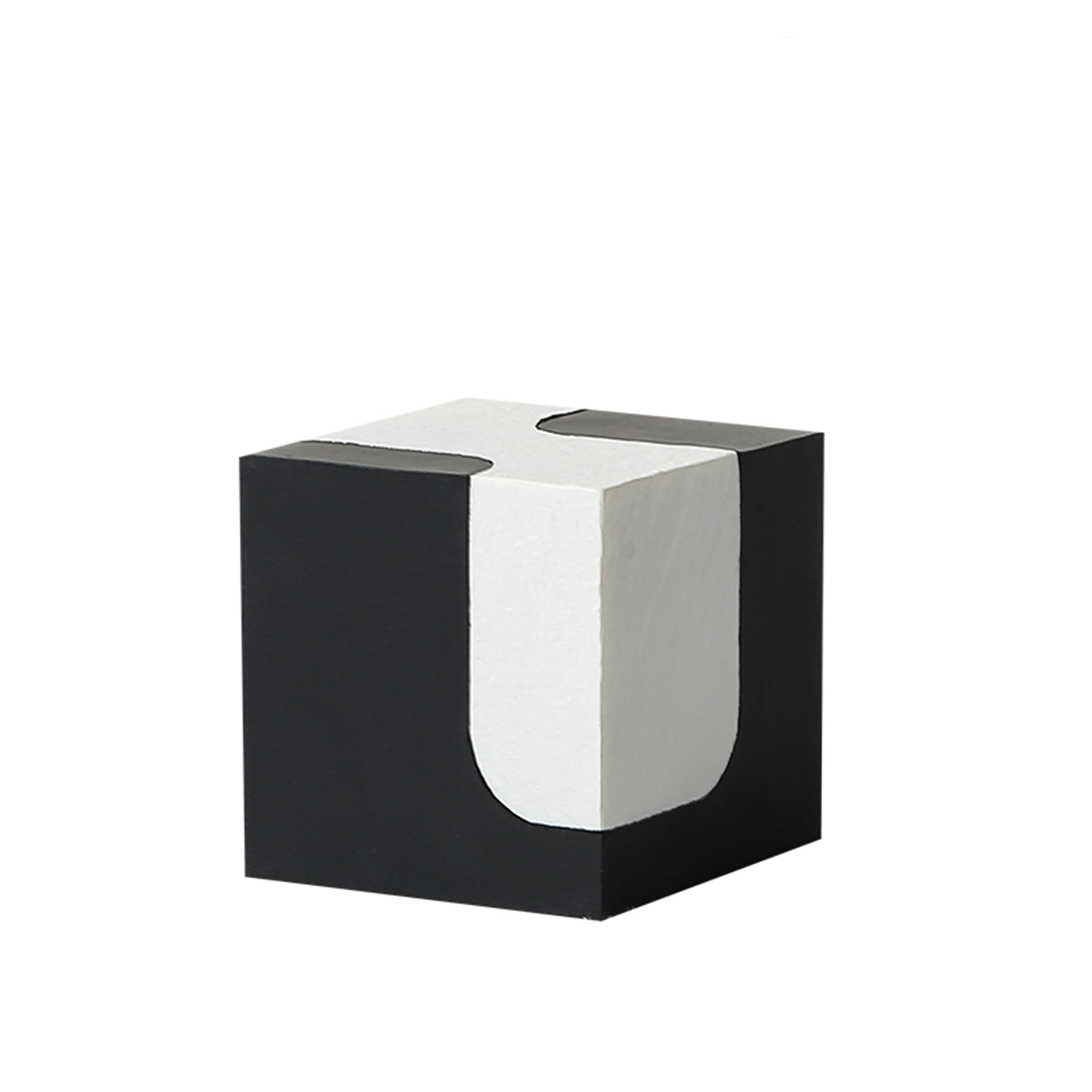 Black And White Stone Block C Fc-Sz21108C -  Home Decor Figurines - ebarza Furniture UAE | Shop Modern Furniture in Abu Dhabi & Dubai - مفروشات ايبازرا في الامارات | تسوق اثاث عصري وديكورات مميزة في دبي وابوظبي