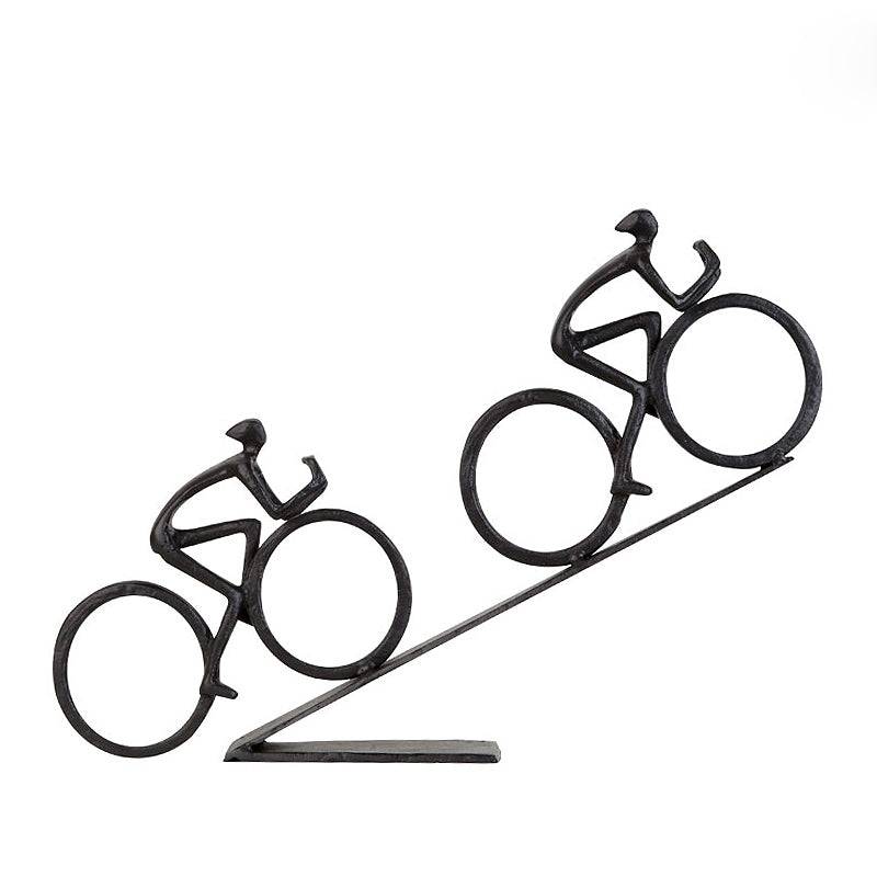 Black Bicycling Fb-W1906A - Home Decor Figurines - ebarza Furniture UAE | Shop Modern Furniture in Abu Dhabi & Dubai - مفروشات ايبازرا في الامارات | تسوق اثاث عصري وديكورات مميزة في دبي وابوظبي