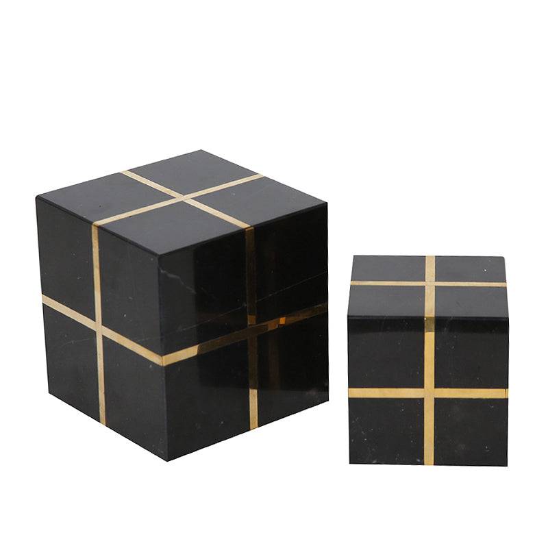 Black Natural Marble Decoration-B Fb-T1927B - Home Decor Figurines - ebarza Furniture UAE | Shop Modern Furniture in Abu Dhabi & Dubai - مفروشات ايبازرا في الامارات | تسوق اثاث عصري وديكورات مميزة في دبي وابوظبي