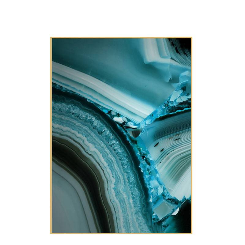 Blue Crystal Print Painting Wall Art Fa-H1813B - Paintings - ebarza Furniture UAE | Shop Modern Furniture in Abu Dhabi & Dubai - مفروشات ايبازرا في الامارات | تسوق اثاث عصري وديكورات مميزة في دبي وابوظبي
