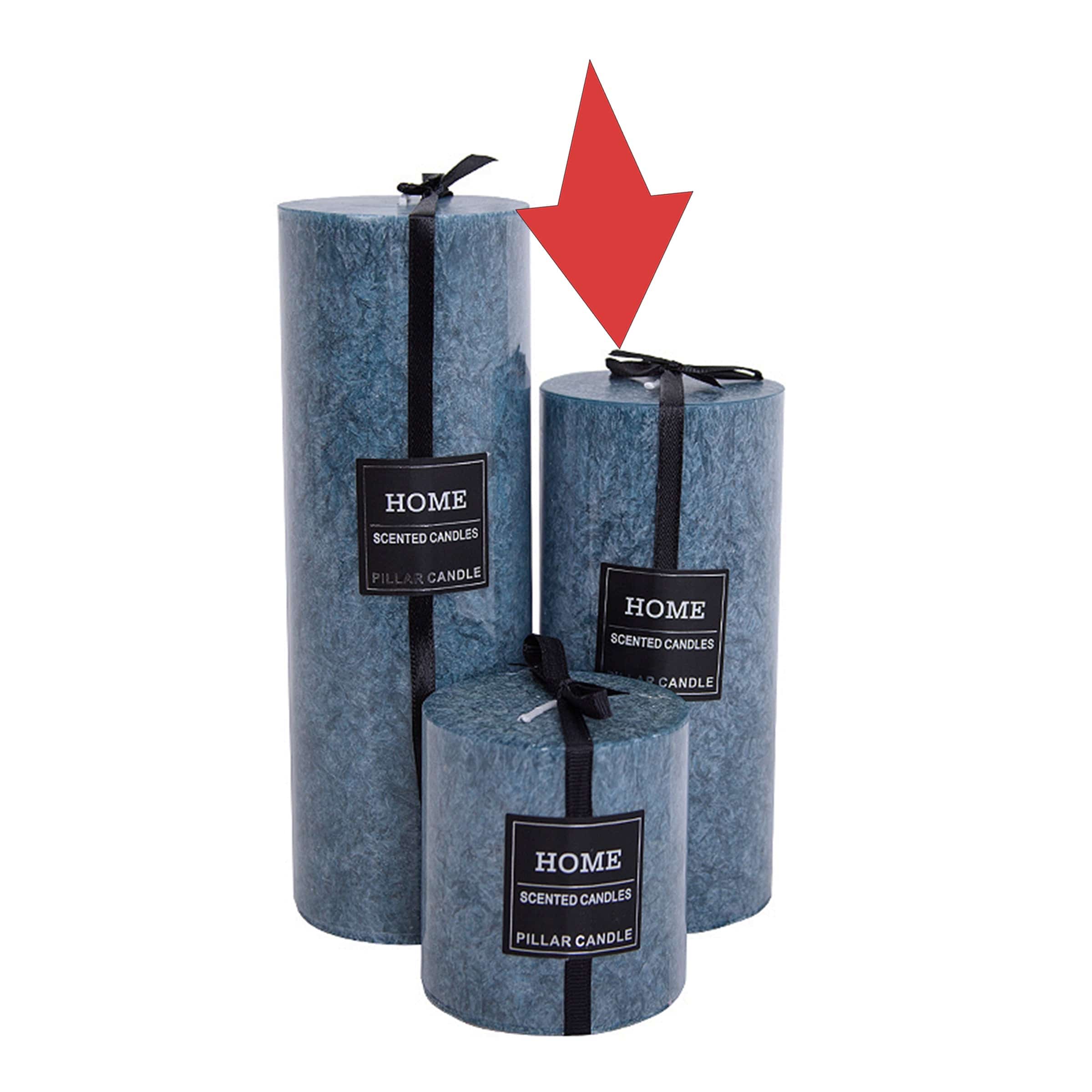 Blue Ice Grain Candle-B Fc-Xy2005B - Candles - ebarza Furniture UAE | Shop Modern Furniture in Abu Dhabi & Dubai - مفروشات ايبازرا في الامارات | تسوق اثاث عصري وديكورات مميزة في دبي وابوظبي