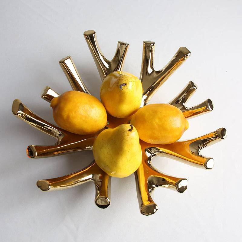 Bowl/ Fruit Plate Fa-D1913 - Bowls - ebarza Furniture UAE | Shop Modern Furniture in Abu Dhabi & Dubai - مفروشات ايبازرا في الامارات | تسوق اثاث عصري وديكورات مميزة في دبي وابوظبي