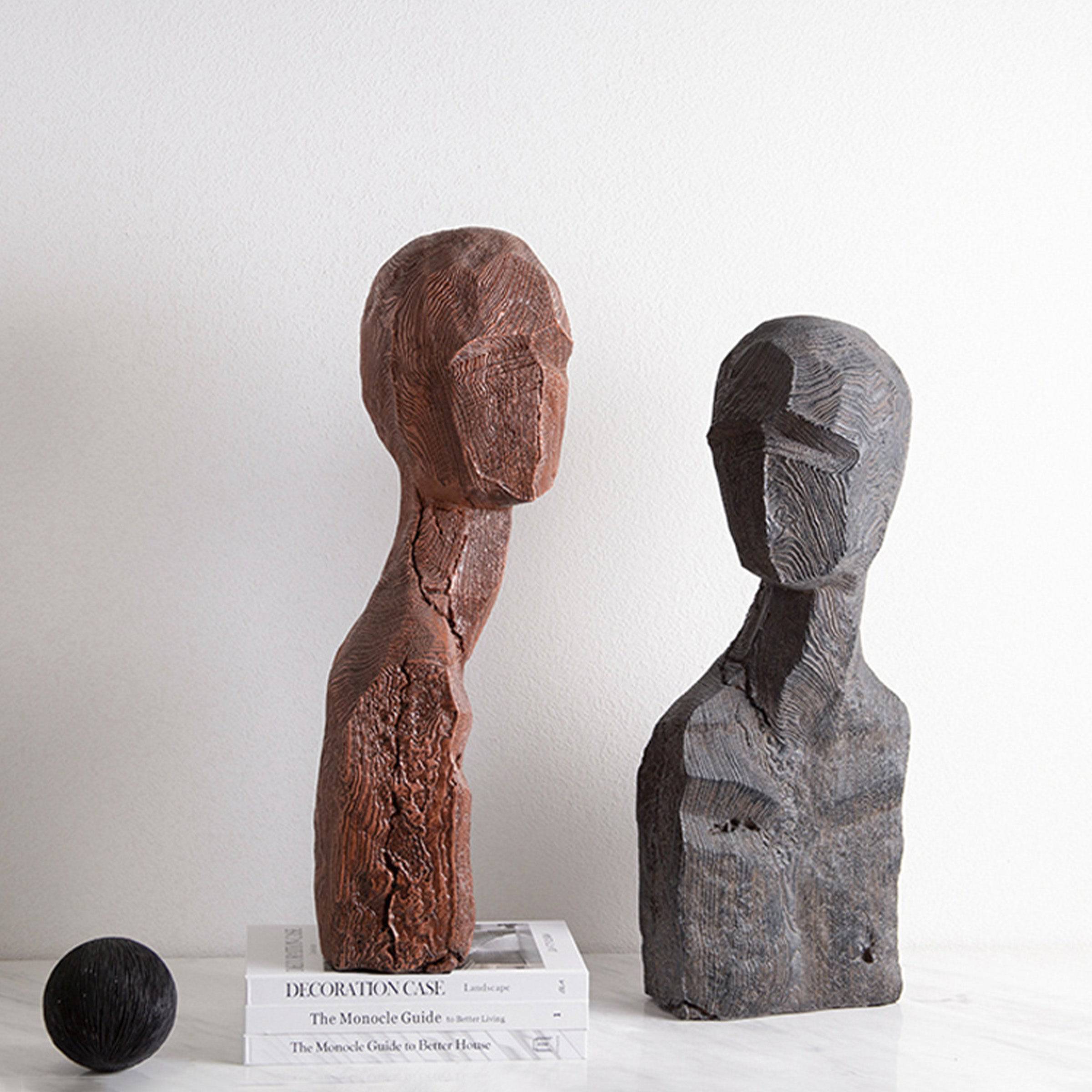 Brown Abstract Resin Decoration Fb-Sz2047A - Home Decor Figurines - ebarza Furniture UAE | Shop Modern Furniture in Abu Dhabi & Dubai - مفروشات ايبازرا في الامارات | تسوق اثاث عصري وديكورات مميزة في دبي وابوظبي