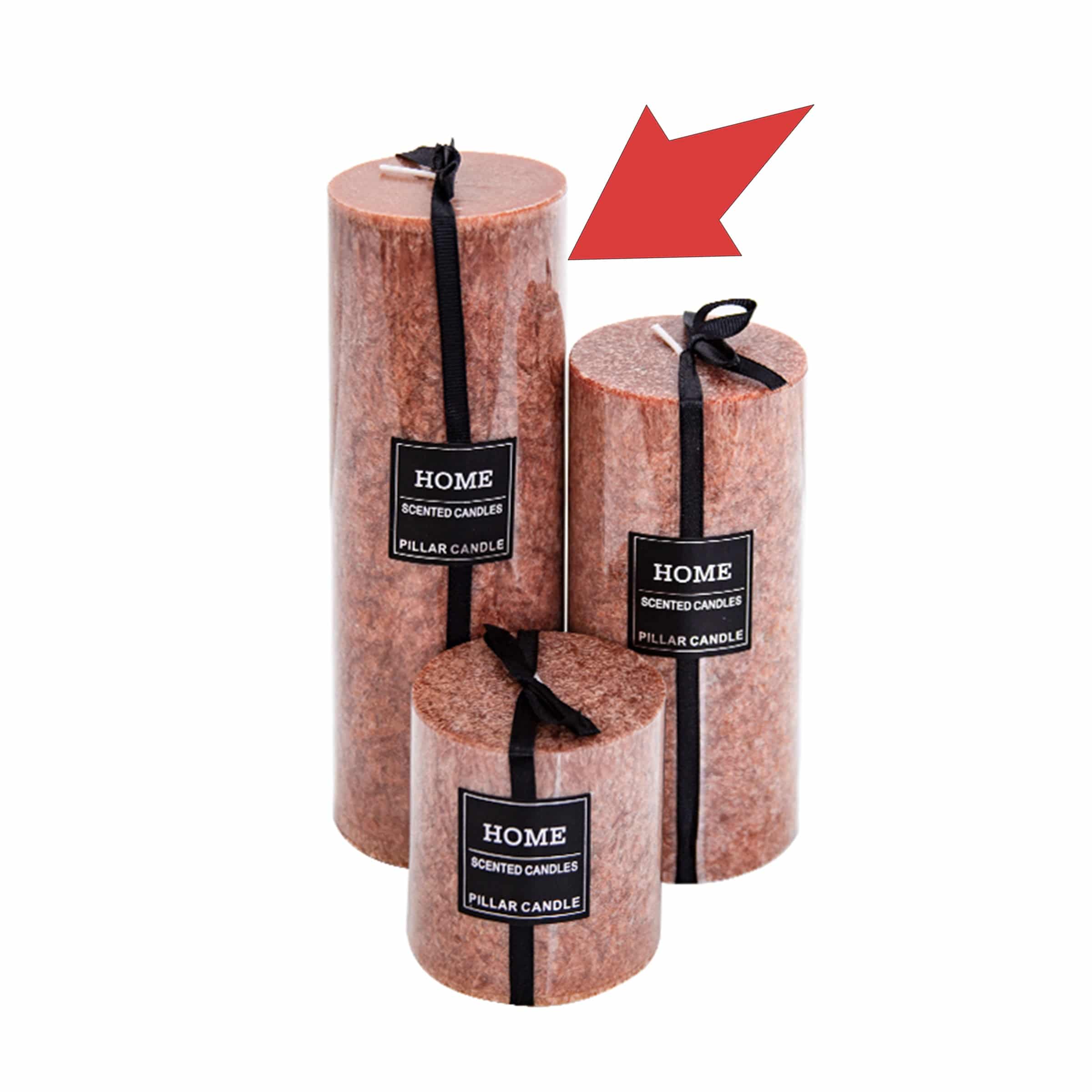 Brown Ice Grain Candle-A Fc-Xy2007A - Candles - ebarza Furniture UAE | Shop Modern Furniture in Abu Dhabi & Dubai - مفروشات ايبازرا في الامارات | تسوق اثاث عصري وديكورات مميزة في دبي وابوظبي