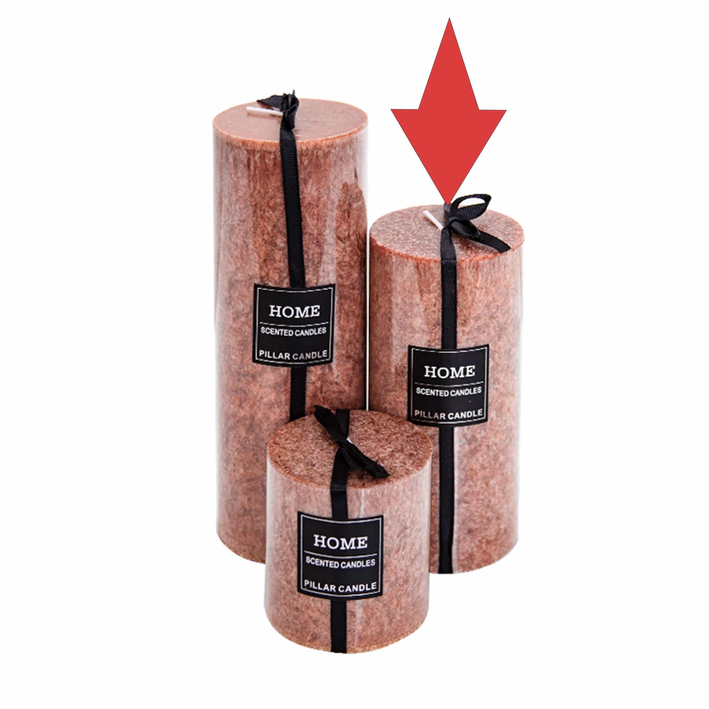 Brown Ice Grain Candle-B Fc-Xy2007B - Candles - ebarza Furniture UAE | Shop Modern Furniture in Abu Dhabi & Dubai - مفروشات ايبازرا في الامارات | تسوق اثاث عصري وديكورات مميزة في دبي وابوظبي