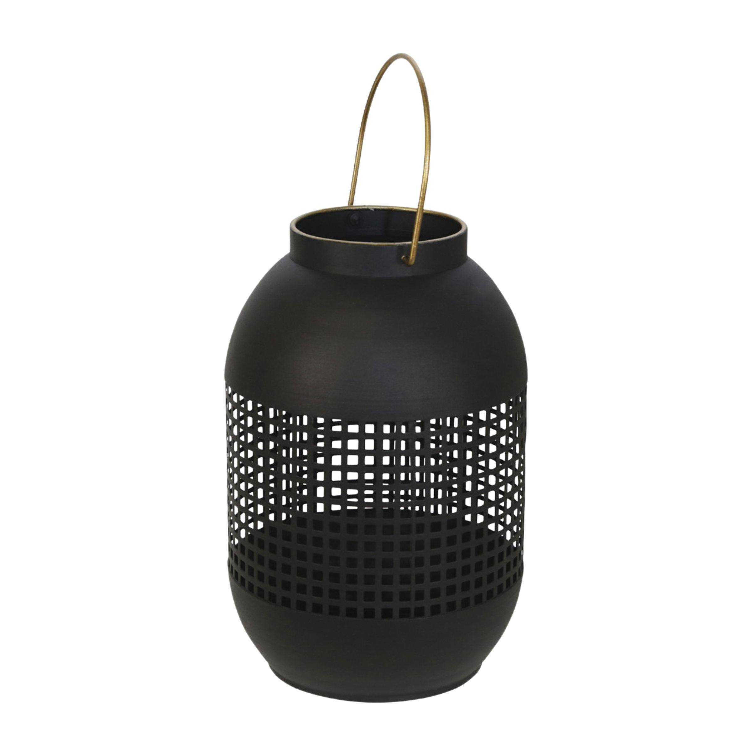 Cage Hurricane Lantern 15385-02 - Candle Holders - ebarza Furniture UAE | Shop Modern Furniture in Abu Dhabi & Dubai - مفروشات ايبازرا في الامارات | تسوق اثاث عصري وديكورات مميزة في دبي وابوظبي
