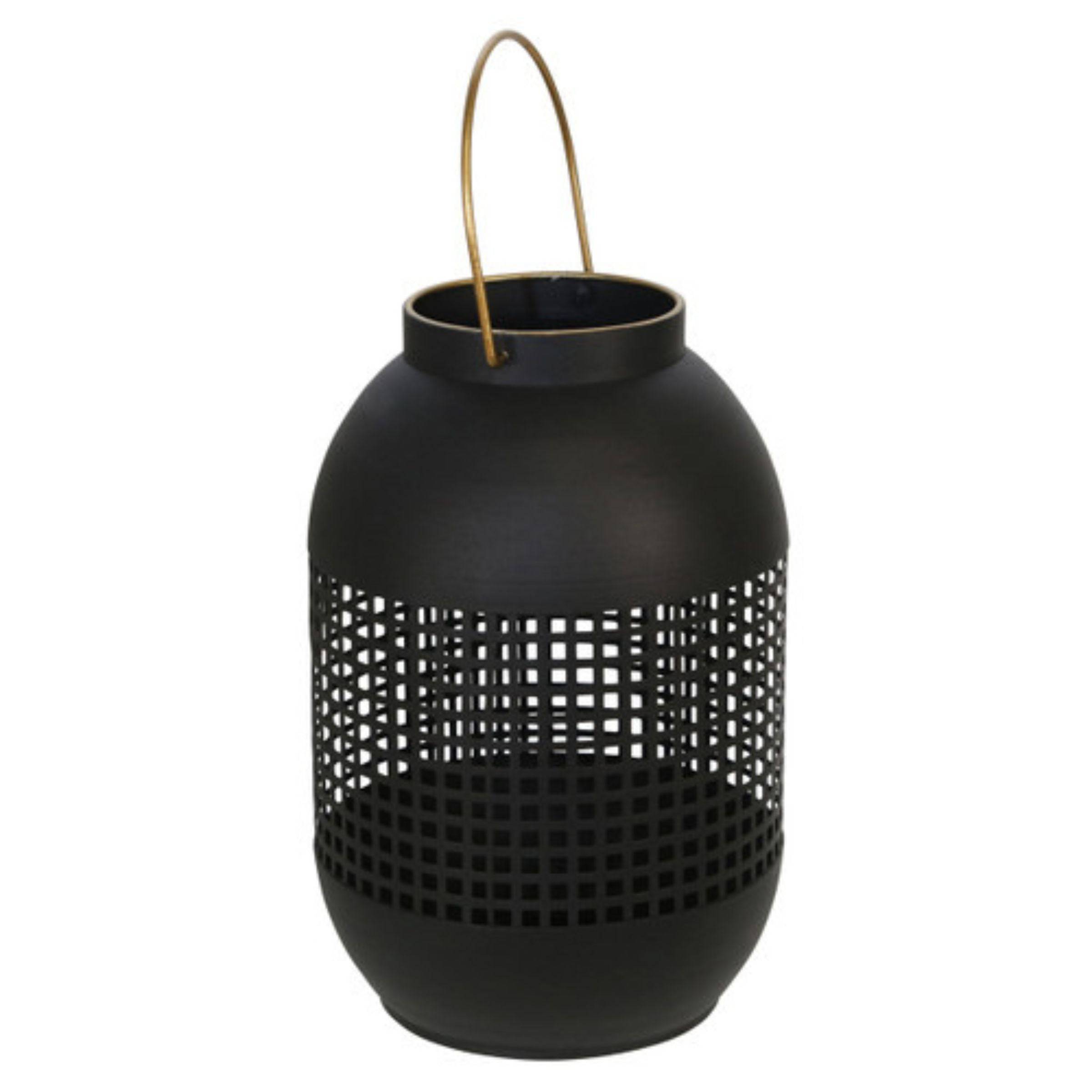Cage Hurricane Lantern 15385-02 - Candle Holders - ebarza Furniture UAE | Shop Modern Furniture in Abu Dhabi & Dubai - مفروشات ايبازرا في الامارات | تسوق اثاث عصري وديكورات مميزة في دبي وابوظبي