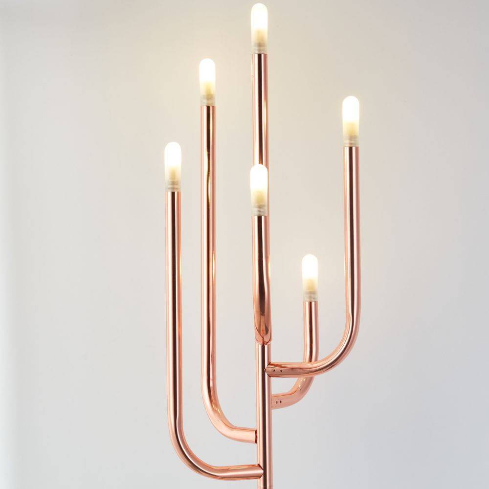 As Is - Candlestick Floor Lamp Cy-Ltd-1004-Rg - DISPLAY ITEM - ebarza Furniture UAE | Shop Modern Furniture in Abu Dhabi & Dubai - مفروشات ايبازرا في الامارات | تسوق اثاث عصري وديكورات مميزة في دبي وابوظبي