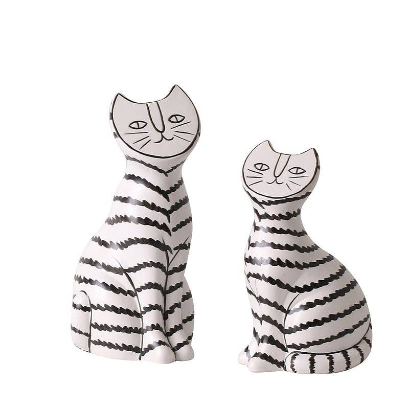 Cat Ornament -A Fa-D2089A - Home Decor Figurines - ebarza Furniture UAE | Shop Modern Furniture in Abu Dhabi & Dubai - مفروشات ايبازرا في الامارات | تسوق اثاث عصري وديكورات مميزة في دبي وابوظبي