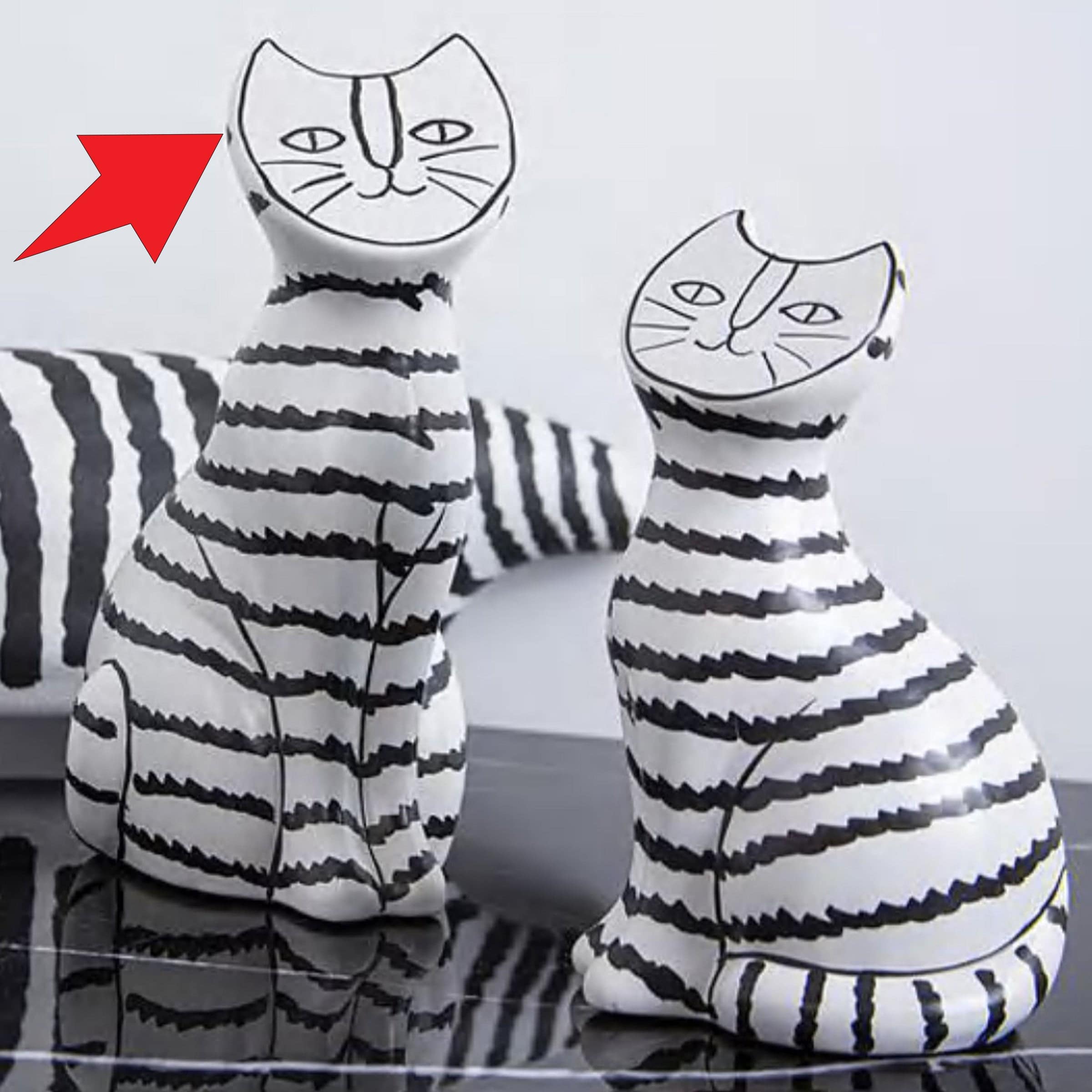 Cat Ornament -A Fa-D2089A -  Home Decor Figurines - ebarza Furniture UAE | Shop Modern Furniture in Abu Dhabi & Dubai - مفروشات ايبازرا في الامارات | تسوق اثاث عصري وديكورات مميزة في دبي وابوظبي