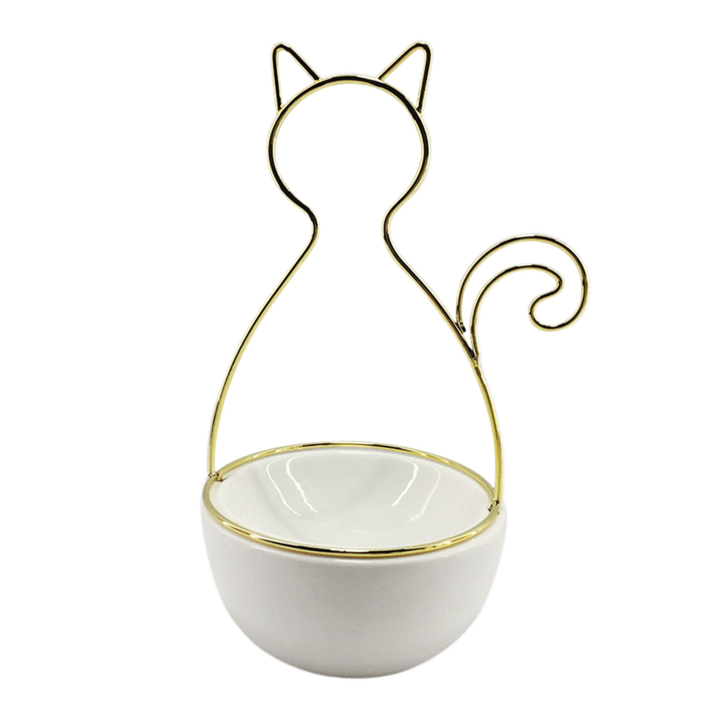 Cat Trinket Tray 15830 -  Plates - ebarza Furniture UAE | Shop Modern Furniture in Abu Dhabi & Dubai - مفروشات ايبازرا في الامارات | تسوق اثاث عصري وديكورات مميزة في دبي وابوظبي