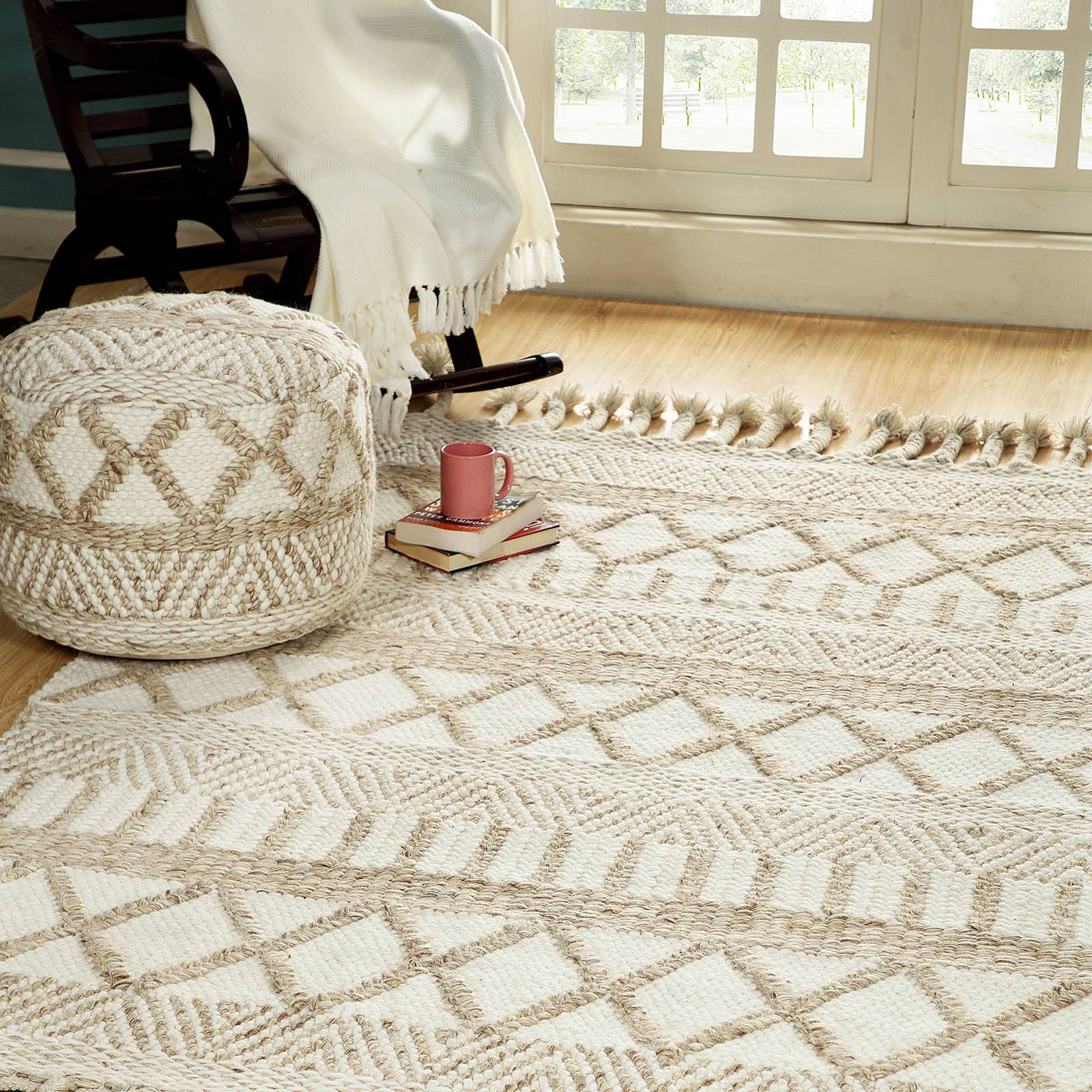 Catalina Handmade Pouf Cl-01 - Poufs - ebarza Furniture UAE | Shop Modern Furniture in Abu Dhabi & Dubai - مفروشات ايبازرا في الامارات | تسوق اثاث عصري وديكورات مميزة في دبي وابوظبي