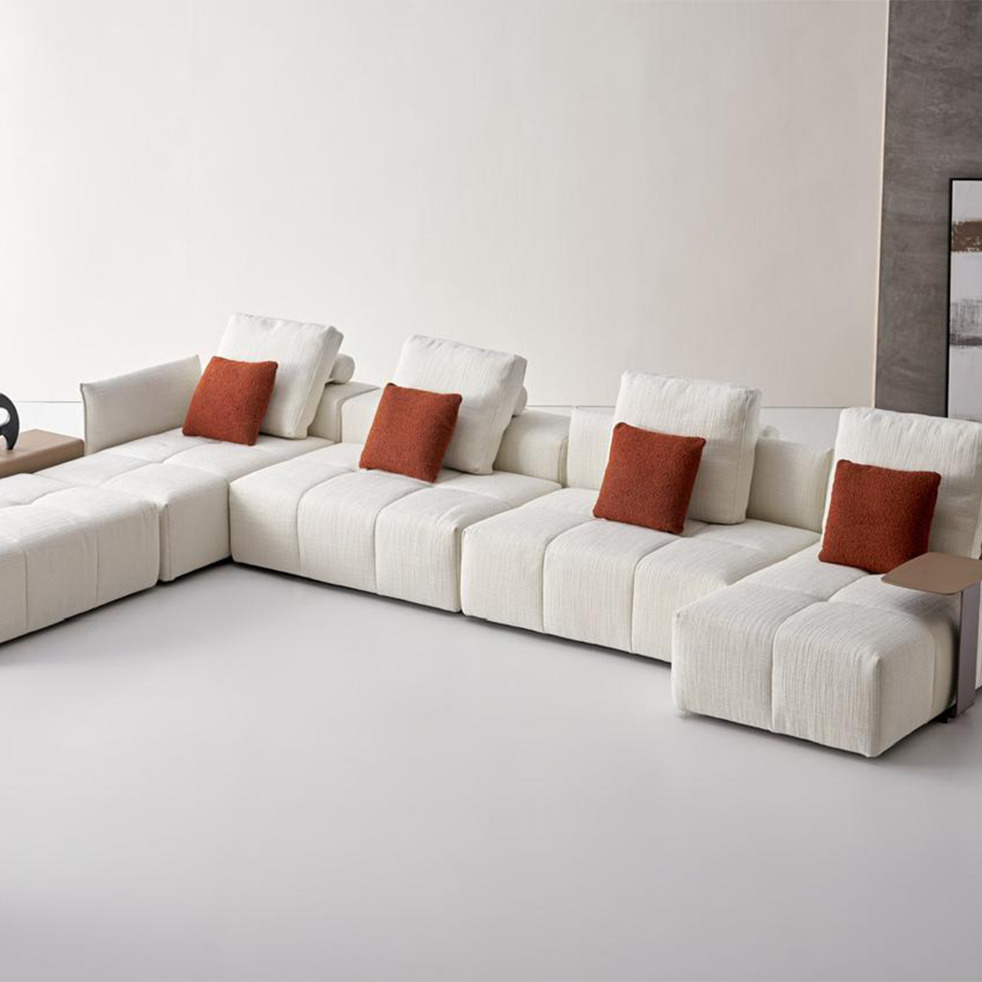 45x45 cm Puzzle Modular Cushion - SF080 - Sofas - ebarza Furniture UAE | Shop Modern Furniture in Abu Dhabi & Dubai - مفروشات ايبازرا في الامارات | تسوق اثاث عصري وديكورات مميزة في دبي وابوظبي