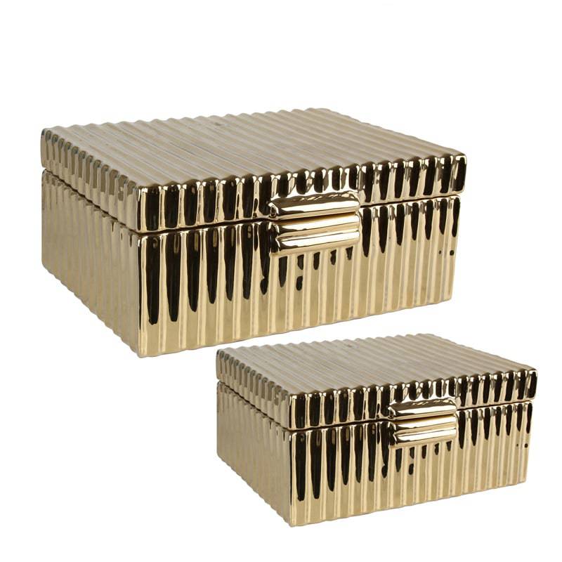 Ceramic Box Fl-D436B - Decorative Boxes - ebarza Furniture UAE | Shop Modern Furniture in Abu Dhabi & Dubai - مفروشات ايبازرا في الامارات | تسوق اثاث عصري وديكورات مميزة في دبي وابوظبي