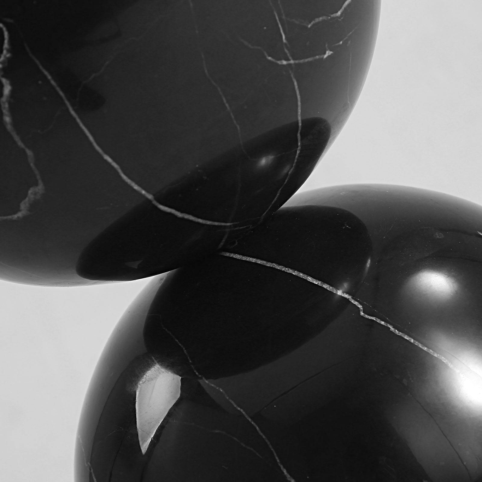 Chess Natural Marble Side Table St8687-20-Bk - Side Tables - ebarza Furniture UAE | Shop Modern Furniture in Abu Dhabi & Dubai - مفروشات ايبازرا في الامارات | تسوق اثاث عصري وديكورات مميزة في دبي وابوظبي