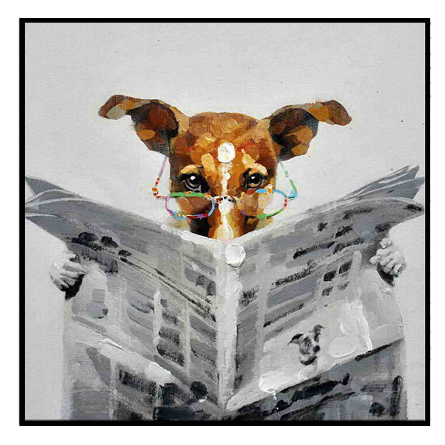 Chillin Hand Painted Art Painting With Frame 105X105 Cm Pnf055-SOAAP0011 - Paintings - ebarza Furniture UAE | Shop Modern Furniture in Abu Dhabi & Dubai - مفروشات ايبازرا في الامارات | تسوق اثاث عصري وديكورات مميزة في دبي وابوظبي