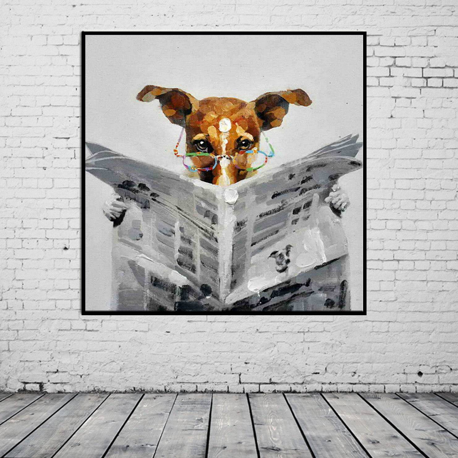 Chillin Hand Painted Art Painting With Frame 105X105 Cm Pnf055-SOAAP0011 - Paintings - ebarza Furniture UAE | Shop Modern Furniture in Abu Dhabi & Dubai - مفروشات ايبازرا في الامارات | تسوق اثاث عصري وديكورات مميزة في دبي وابوظبي