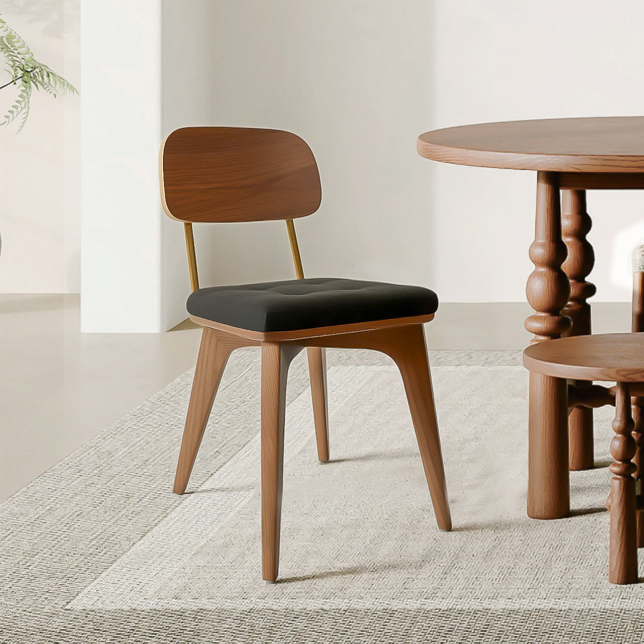 DINING CHAIR SMY15161B - Chairs - ebarza Furniture UAE | Shop Modern Furniture in Abu Dhabi & Dubai - مفروشات ايبازرا في الامارات | تسوق اثاث عصري وديكورات مميزة في دبي وابوظبي