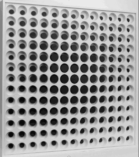 Circular 3D Decorative Painting Fa-H2111 -  Paintings - ebarza Furniture UAE | Shop Modern Furniture in Abu Dhabi & Dubai - مفروشات ايبازرا في الامارات | تسوق اثاث عصري وديكورات مميزة في دبي وابوظبي