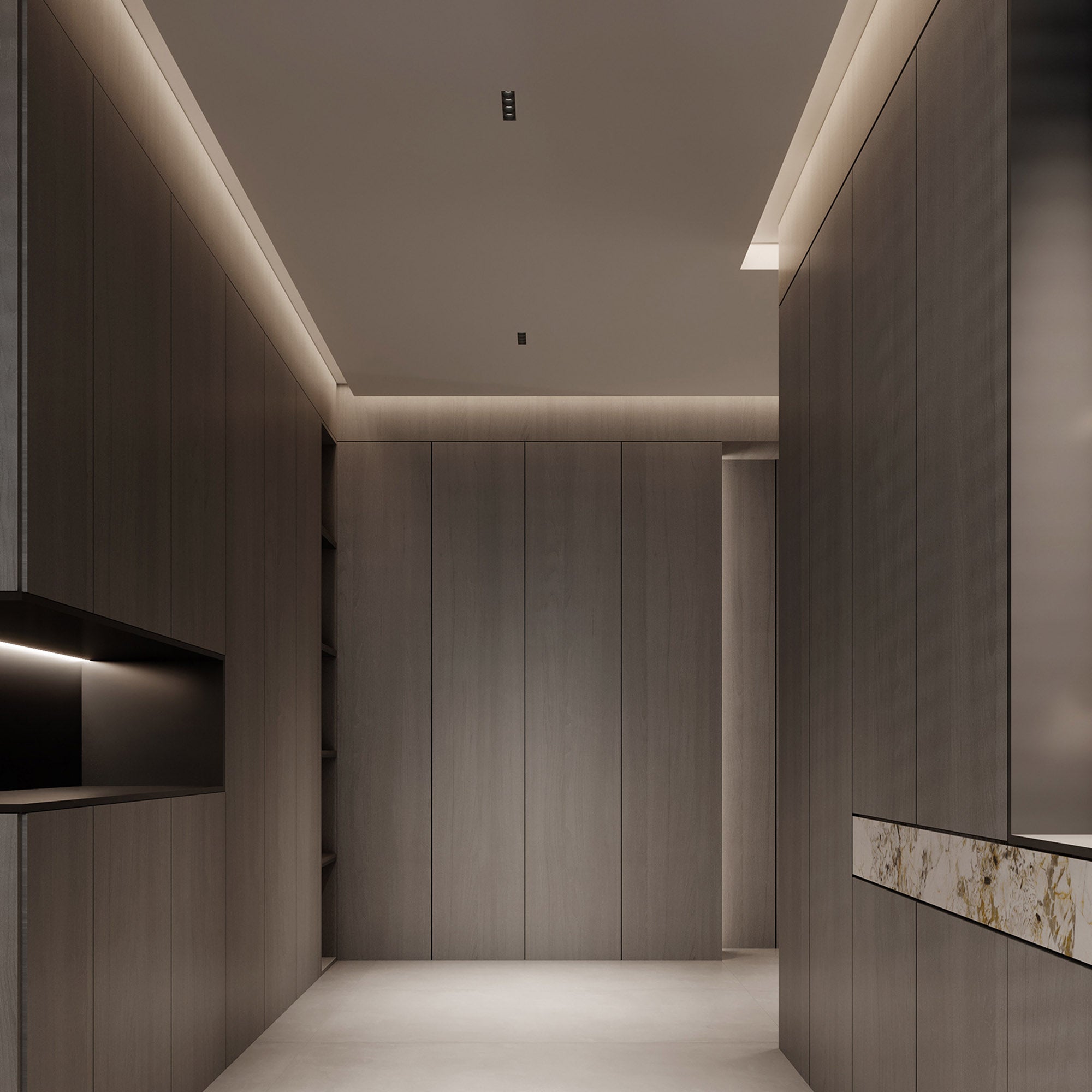 1.0mm(D) * 50mm(W) Edge Band  COLOUR: H185H Manhattan Gray Oak H -  Wall Panels - ebarza Furniture UAE | Shop Modern Furniture in Abu Dhabi & Dubai - مفروشات ايبازرا في الامارات | تسوق اثاث عصري وديكورات مميزة في دبي وابوظبي