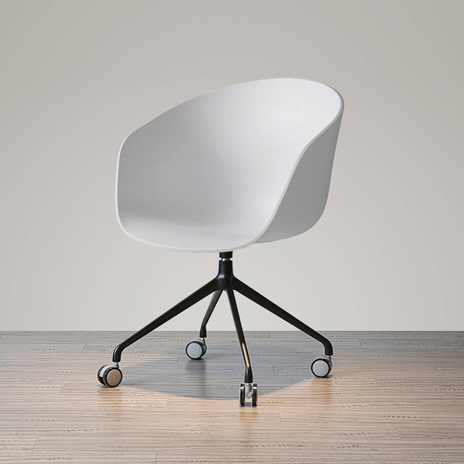 Classic Aluminum Office Chair Pc-125Ea-W-B - Office Chairs - ebarza Furniture UAE | Shop Modern Furniture in Abu Dhabi & Dubai - مفروشات ايبازرا في الامارات | تسوق اثاث عصري وديكورات مميزة في دبي وابوظبي