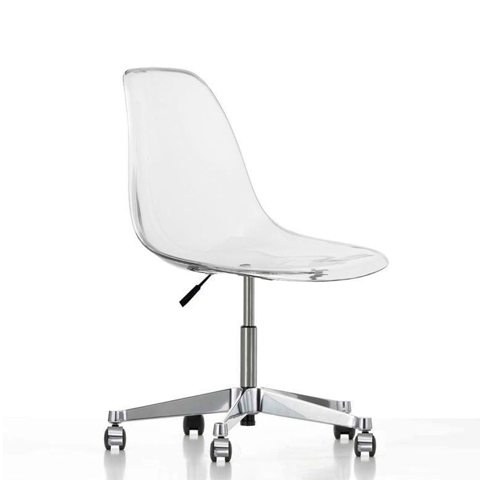 Classic Plastic & Aluminum Office Chair Bp8007Fw-Pb1+Y - Office Chairs - ebarza Furniture UAE | Shop Modern Furniture in Abu Dhabi & Dubai - مفروشات ايبازرا في الامارات | تسوق اثاث عصري وديكورات مميزة في دبي وابوظبي