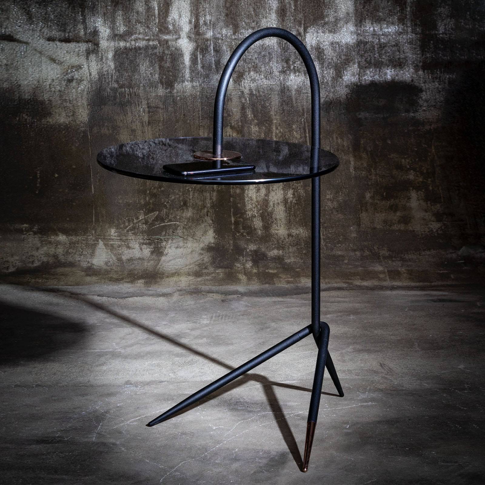 Display Item - Clear Side Table Clear001 Nakheel - DISPLAY ITEM - ebarza Furniture UAE | Shop Modern Furniture in Abu Dhabi & Dubai - مفروشات ايبازرا في الامارات | تسوق اثاث عصري وديكورات مميزة في دبي وابوظبي