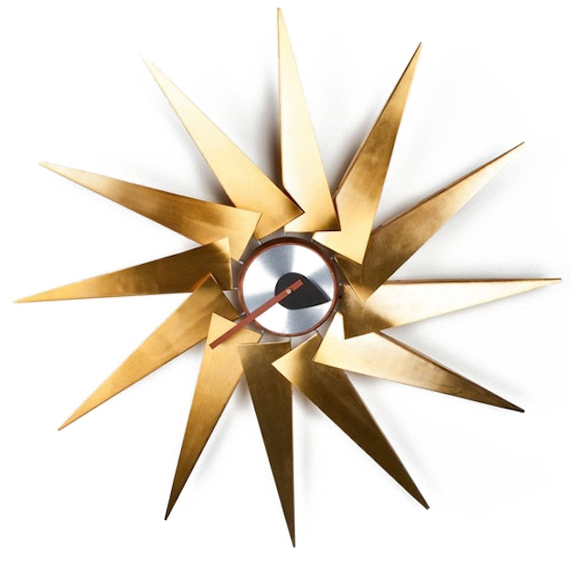 Copper Mid Century Wall Clock Cw01 - Clocks - ebarza Furniture UAE | Shop Modern Furniture in Abu Dhabi & Dubai - مفروشات ايبازرا في الامارات | تسوق اثاث عصري وديكورات مميزة في دبي وابوظبي