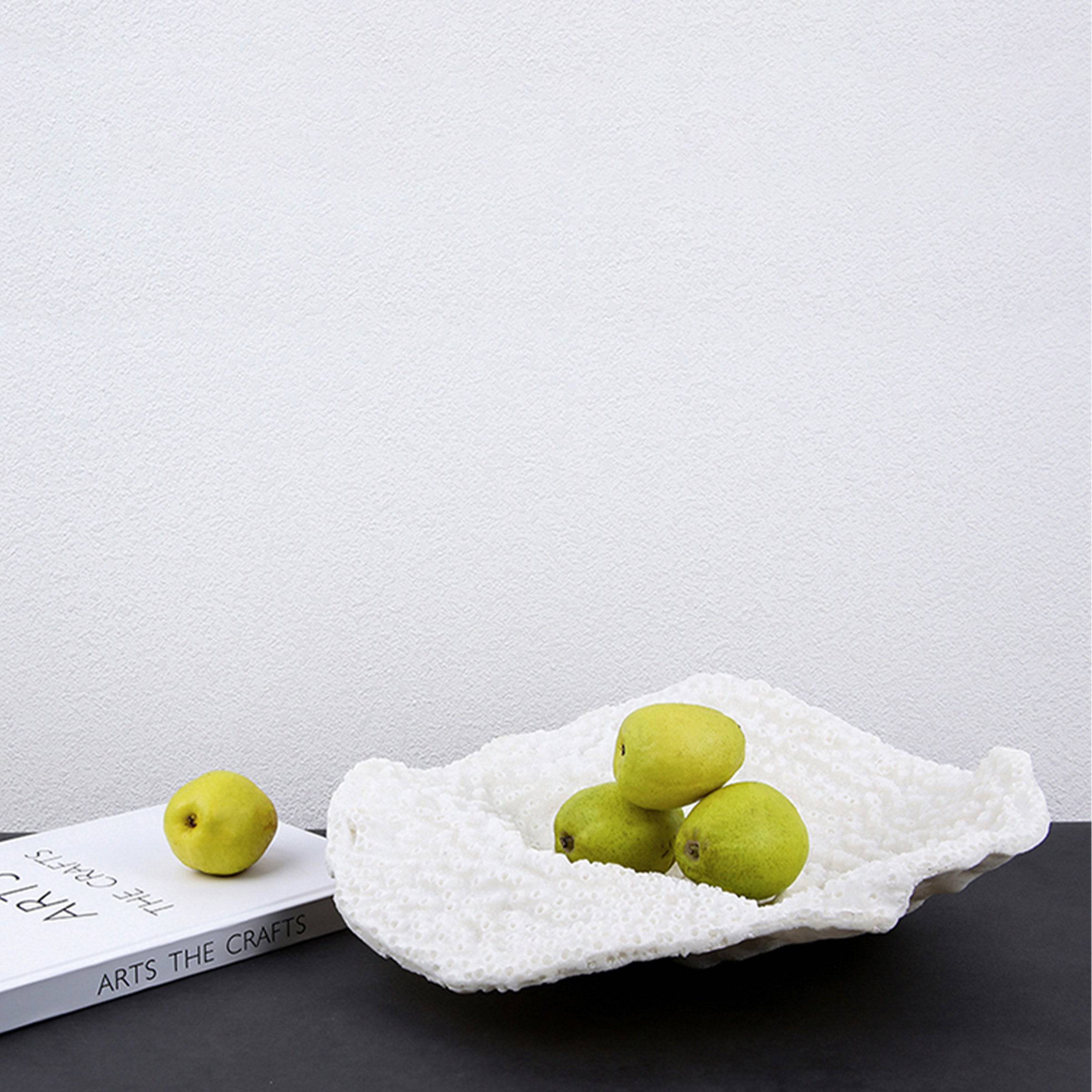 Coral Grain Resin Bowl Fa-Sz2029 - Bowls - ebarza Furniture UAE | Shop Modern Furniture in Abu Dhabi & Dubai - مفروشات ايبازرا في الامارات | تسوق اثاث عصري وديكورات مميزة في دبي وابوظبي