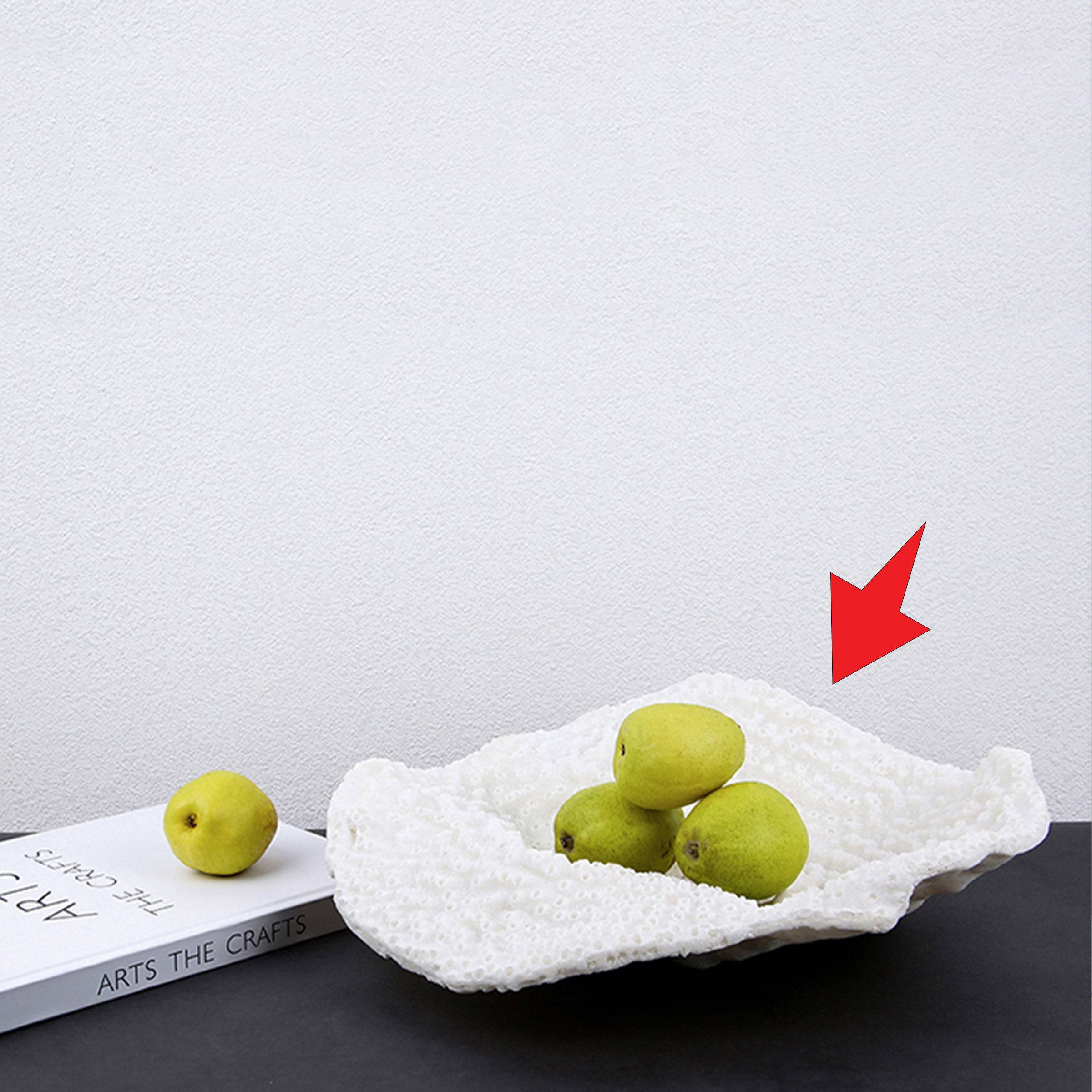 Coral Grain Resin Bowl Fa-Sz2029 - Bowls - ebarza Furniture UAE | Shop Modern Furniture in Abu Dhabi & Dubai - مفروشات ايبازرا في الامارات | تسوق اثاث عصري وديكورات مميزة في دبي وابوظبي