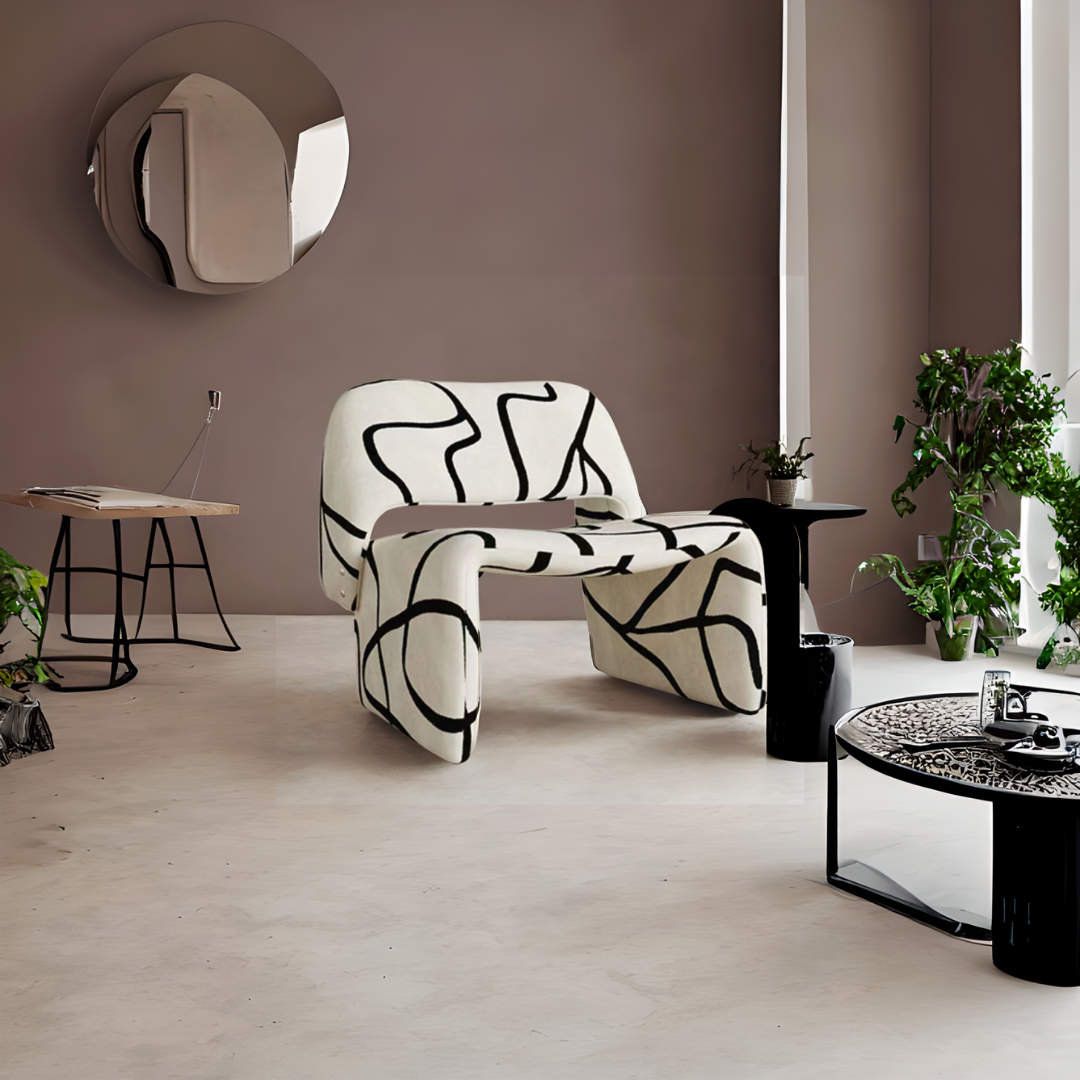 Cruella Lounge Chair MLL-A71 - Lounge Chairs - ebarza Furniture UAE | Shop Modern Furniture in Abu Dhabi & Dubai - مفروشات ايبازرا في الامارات | تسوق اثاث عصري وديكورات مميزة في دبي وابوظبي