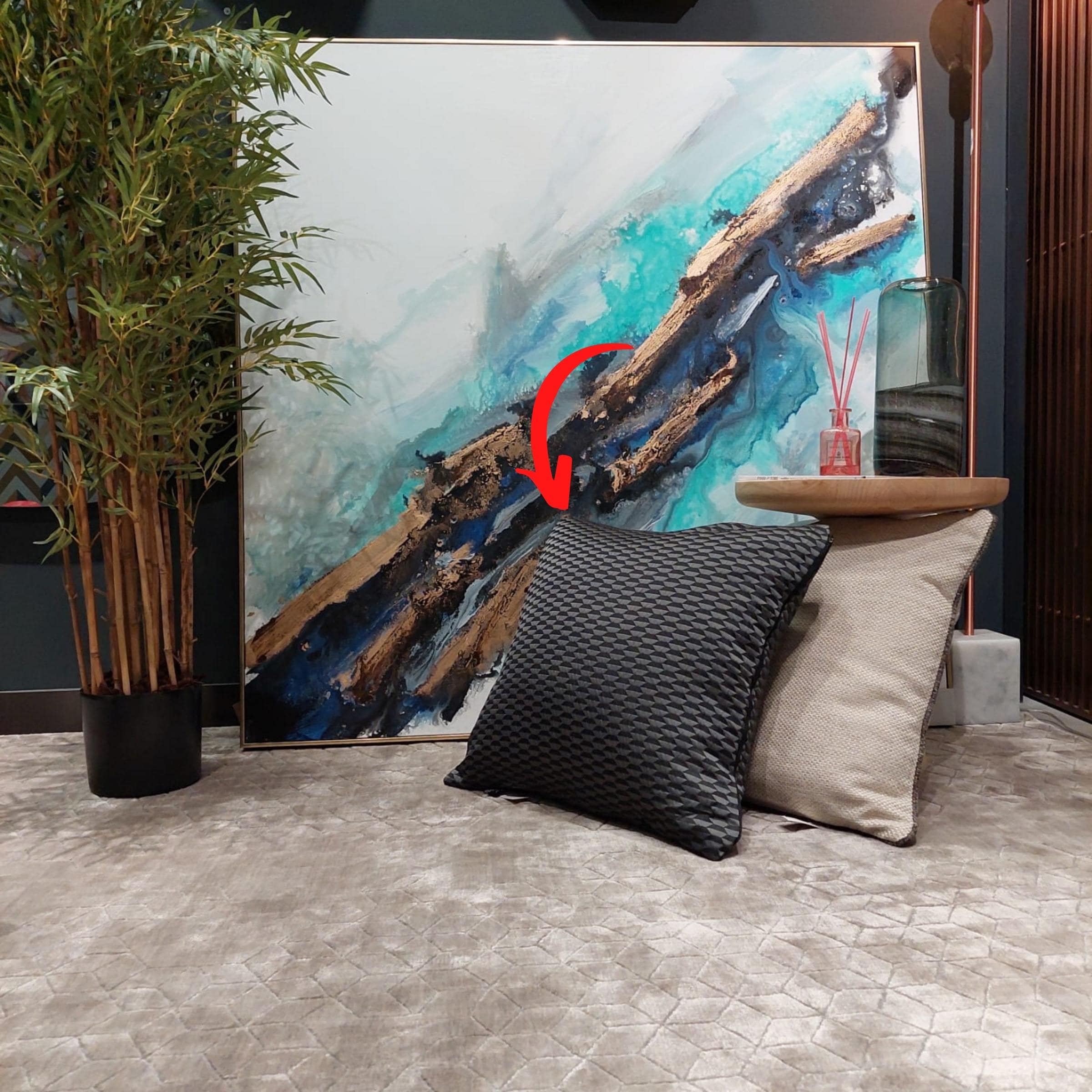 Cushion Cover 60X60 CM Nd-16401 -  Cushions - ebarza Furniture UAE | Shop Modern Furniture in Abu Dhabi & Dubai - مفروشات ايبازرا في الامارات | تسوق اثاث عصري وديكورات مميزة في دبي وابوظبي