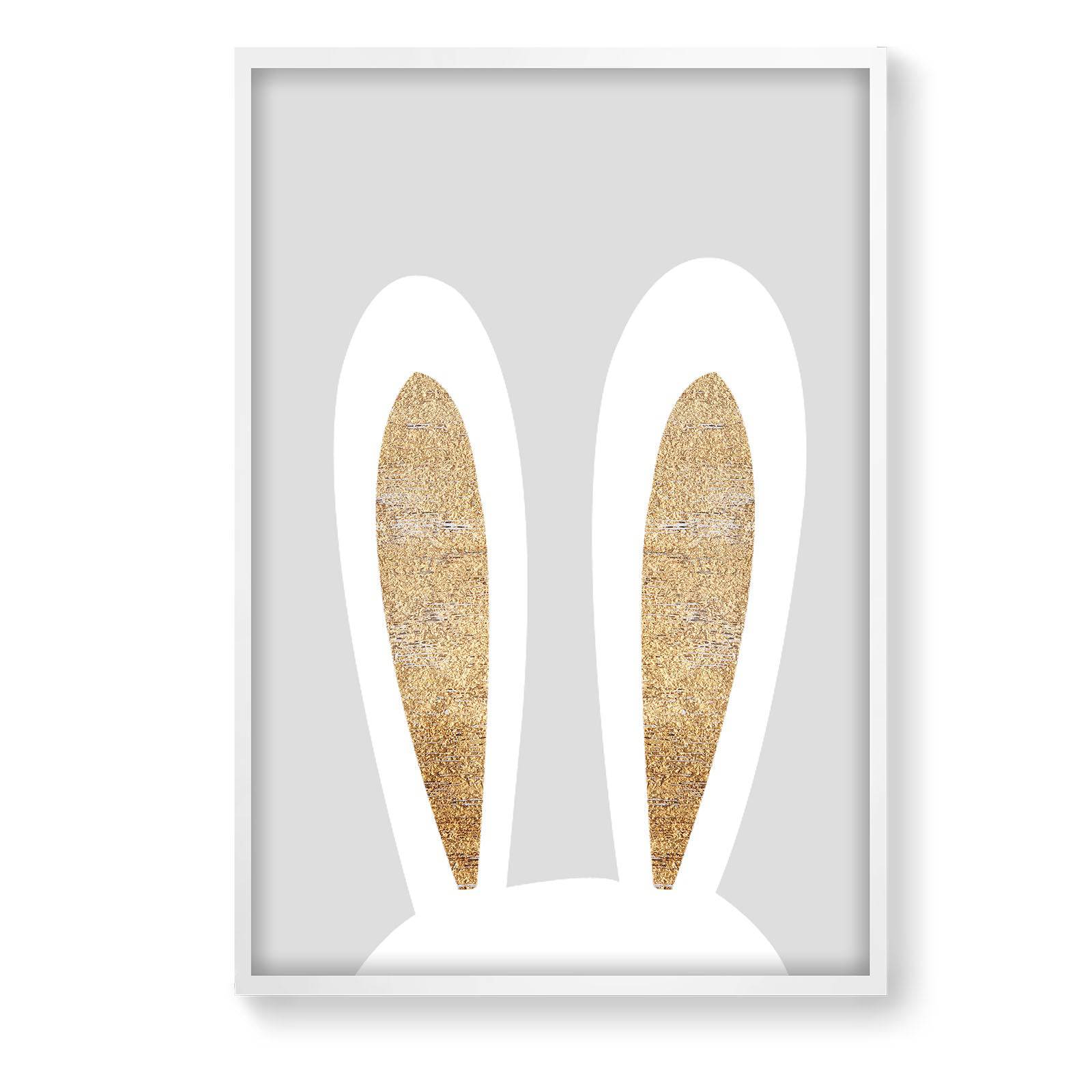 Cute Rabbit Framed Graphic Art Print Soapr0002 - Paintings - ebarza Furniture UAE | Shop Modern Furniture in Abu Dhabi & Dubai - مفروشات ايبازرا في الامارات | تسوق اثاث عصري وديكورات مميزة في دبي وابوظبي