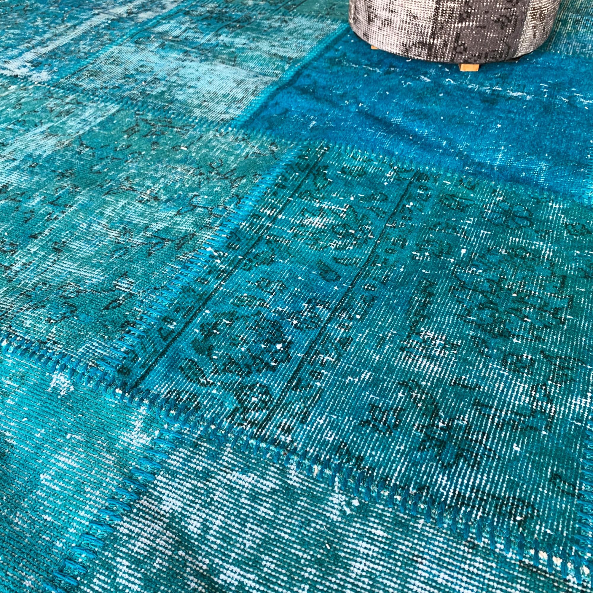 D 250Cm Hali X-Bursa Handmade Over Dyed Round Pw113 - Rugs - ebarza Furniture UAE | Shop Modern Furniture in Abu Dhabi & Dubai - مفروشات ايبازرا في الامارات | تسوق اثاث عصري وديكورات مميزة في دبي وابوظبي