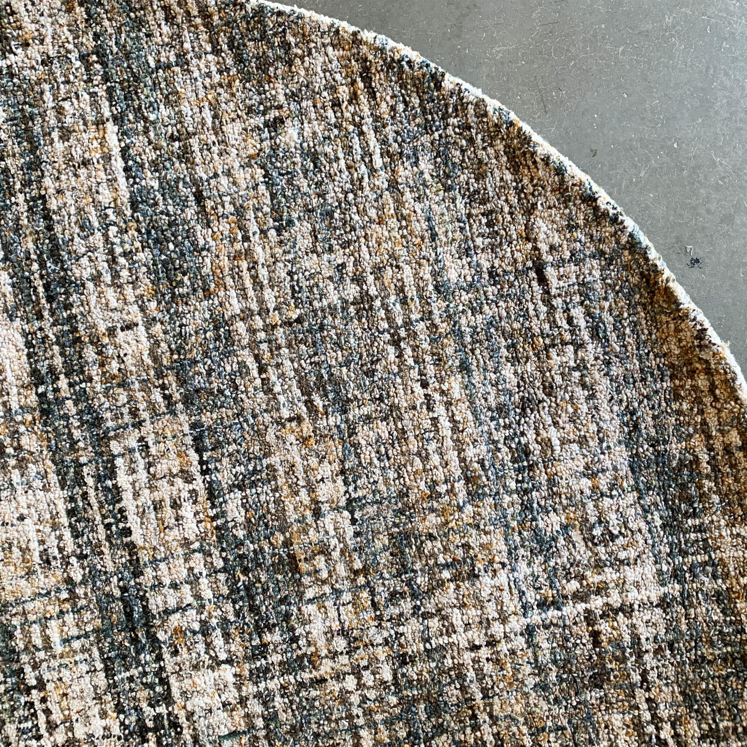 D150 Cm Albona Handmade Wool Rug Alb-02-Round - Rugs - ebarza Furniture UAE | Shop Modern Furniture in Abu Dhabi & Dubai - مفروشات ايبازرا في الامارات | تسوق اثاث عصري وديكورات مميزة في دبي وابوظبي