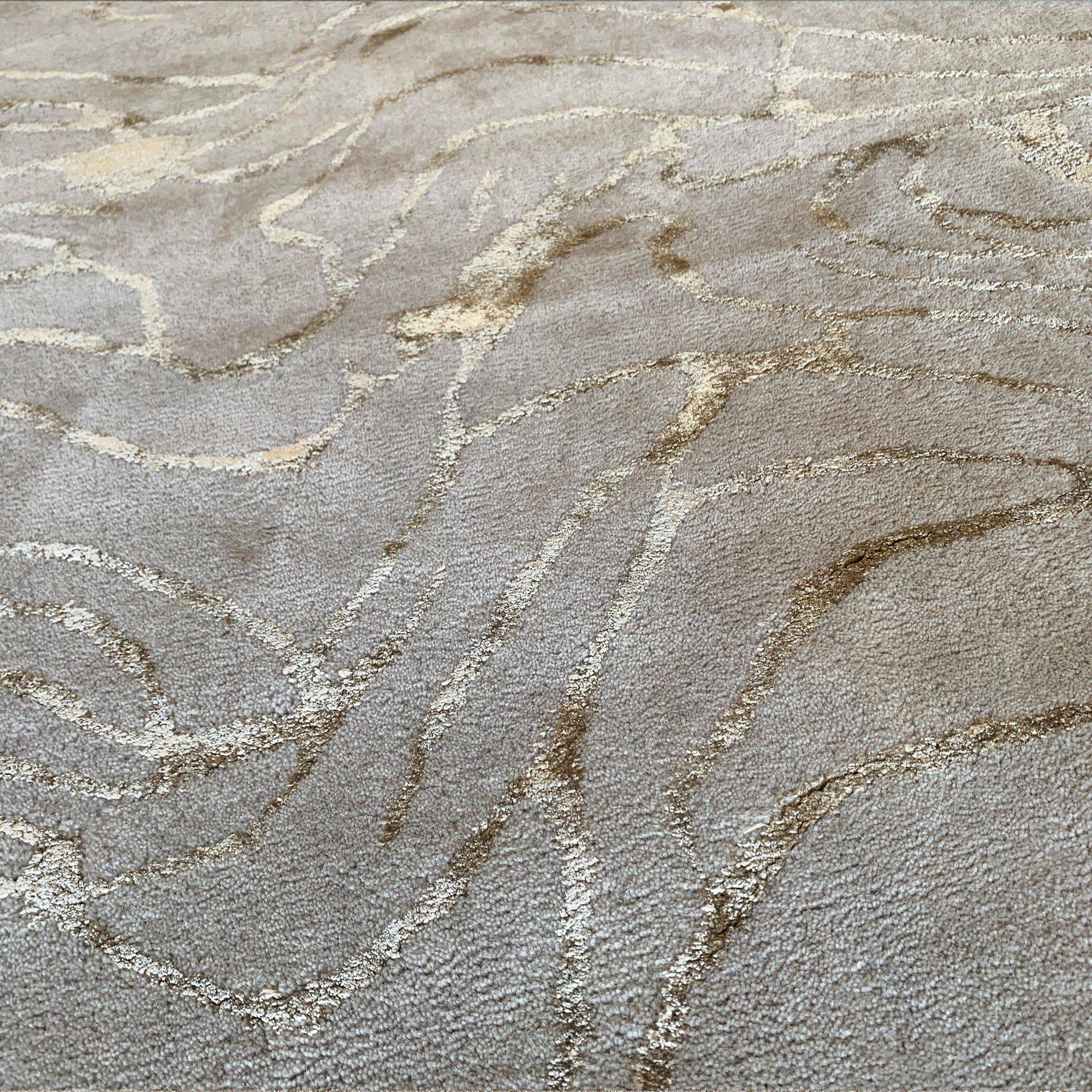 D150 Cm Handmade Wool Rug Jh-20736 Round - Rugs - ebarza Furniture UAE | Shop Modern Furniture in Abu Dhabi & Dubai - مفروشات ايبازرا في الامارات | تسوق اثاث عصري وديكورات مميزة في دبي وابوظبي