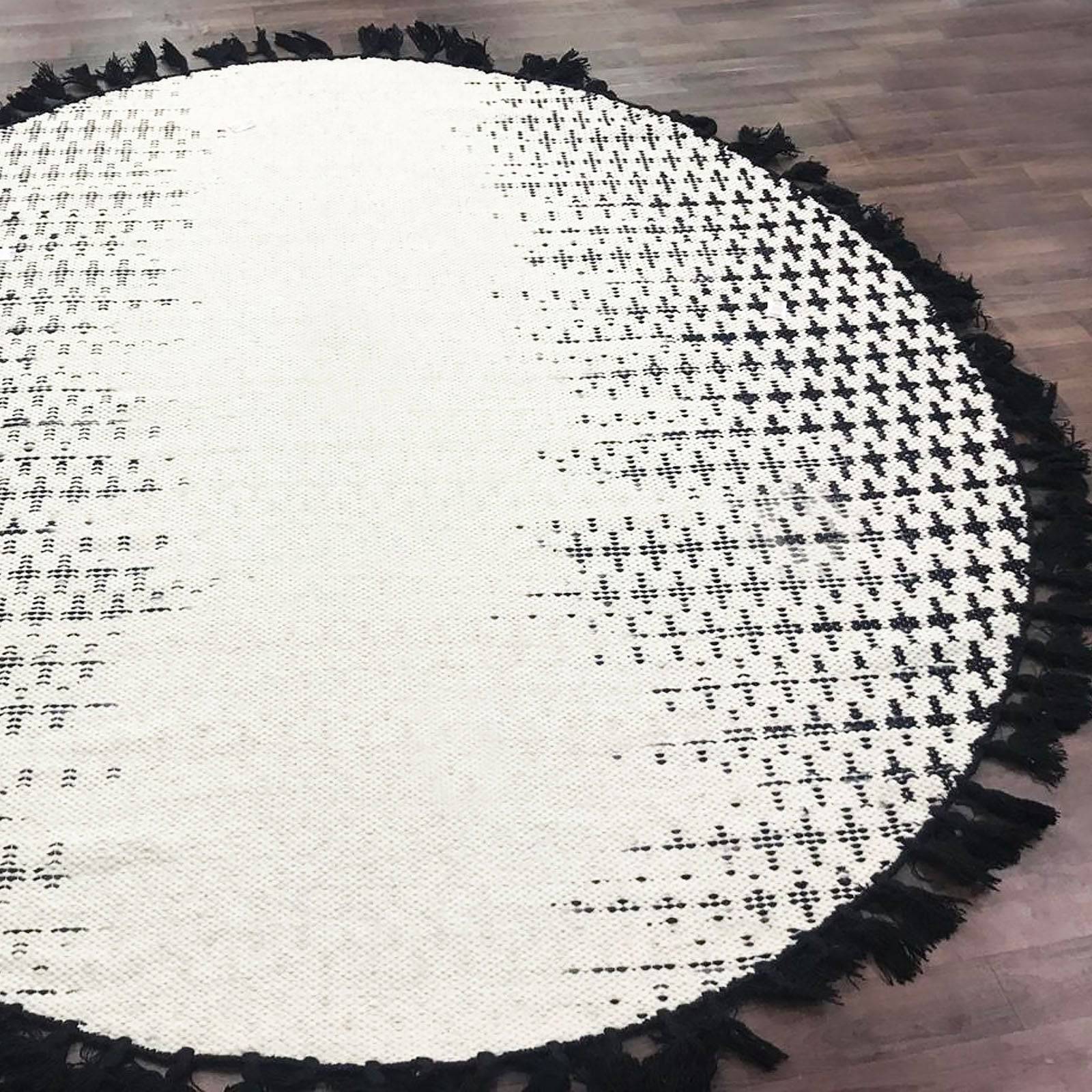 D250 Cm Amak Round Handmade Wool Rug Jh-2352-250Cm - Rugs - ebarza Furniture UAE | Shop Modern Furniture in Abu Dhabi & Dubai - مفروشات ايبازرا في الامارات | تسوق اثاث عصري وديكورات مميزة في دبي وابوظبي
