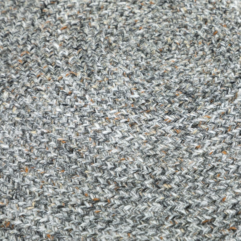 D250 Cm Flat Tweed Braided Round Handmade Rug Tweed-R-250 - Rugs - ebarza Furniture UAE | Shop Modern Furniture in Abu Dhabi & Dubai - مفروشات ايبازرا في الامارات | تسوق اثاث عصري وديكورات مميزة في دبي وابوظبي