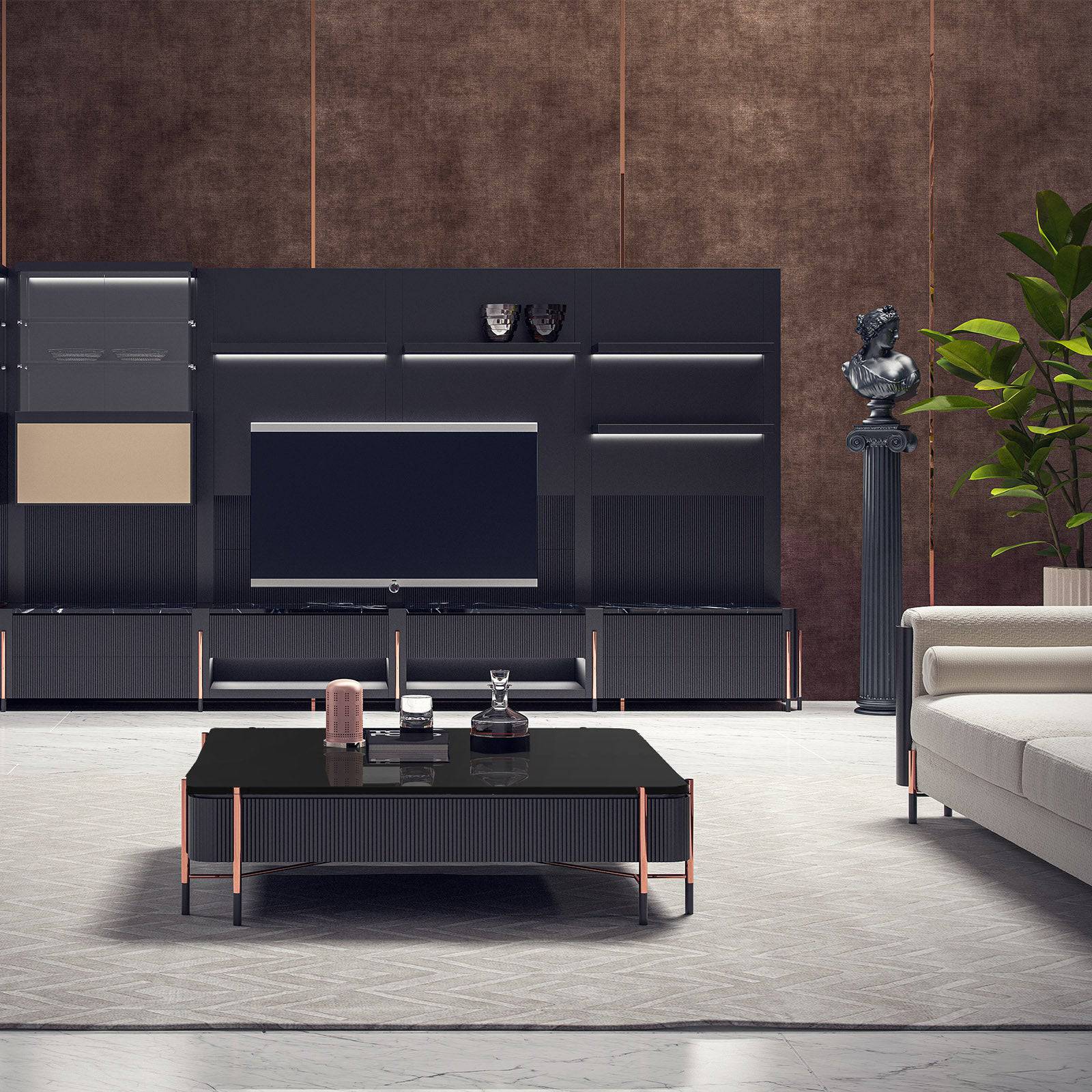 Display Item - Dali Center Table With Glass Top Dali-CenterYAS - DISPLAY ITEM - ebarza Furniture UAE | Shop Modern Furniture in Abu Dhabi & Dubai - مفروشات ايبازرا في الامارات | تسوق اثاث عصري وديكورات مميزة في دبي وابوظبي