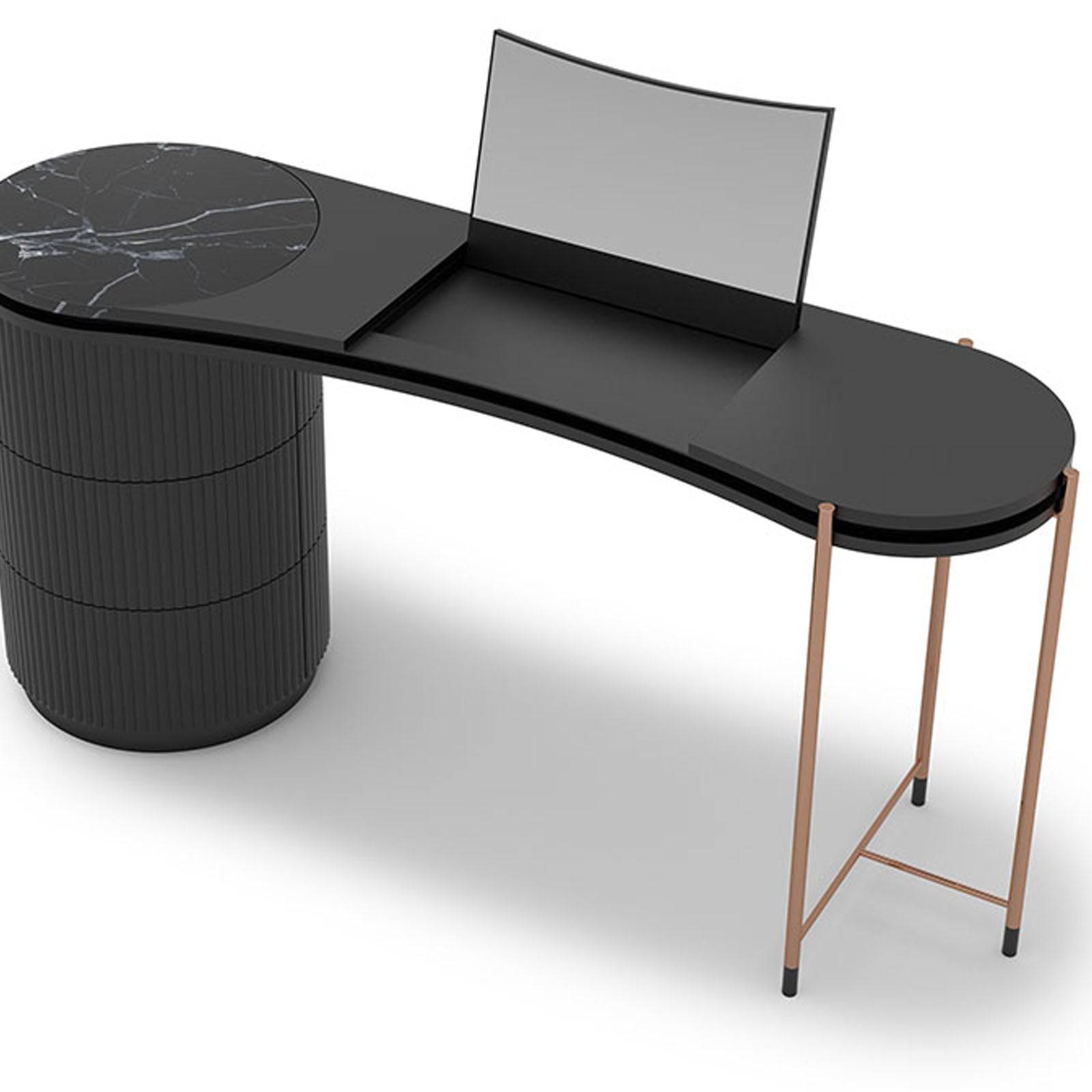 Display Item - Dali Marble Dresser + Mirror Nakheel - DISPLAY ITEM - ebarza Furniture UAE | Shop Modern Furniture in Abu Dhabi & Dubai - مفروشات ايبازرا في الامارات | تسوق اثاث عصري وديكورات مميزة في دبي وابوظبي