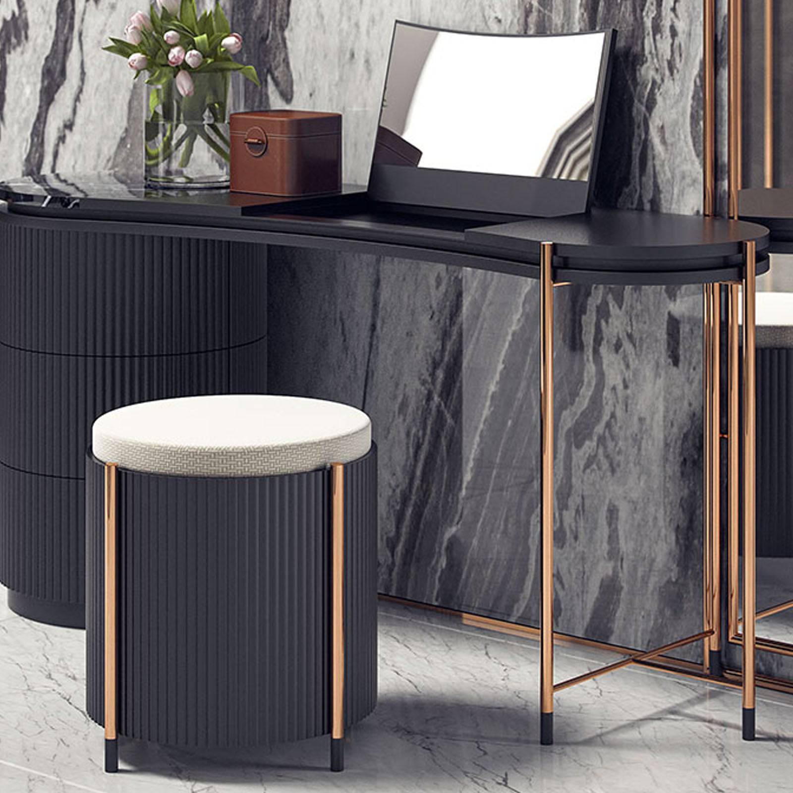 Display Item - Dali Marble Dresser + Mirror Nakheel - DISPLAY ITEM - ebarza Furniture UAE | Shop Modern Furniture in Abu Dhabi & Dubai - مفروشات ايبازرا في الامارات | تسوق اثاث عصري وديكورات مميزة في دبي وابوظبي