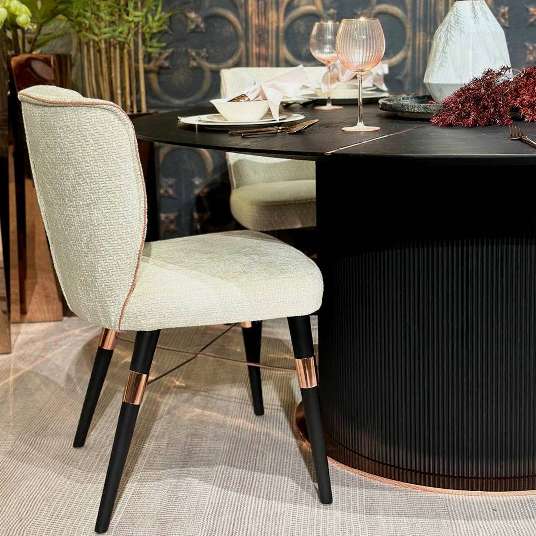 Dali Round Dining Table Dali-D160 - Dining Tables - ebarza Furniture UAE | Shop Modern Furniture in Abu Dhabi & Dubai - مفروشات ايبازرا في الامارات | تسوق اثاث عصري وديكورات مميزة في دبي وابوظبي